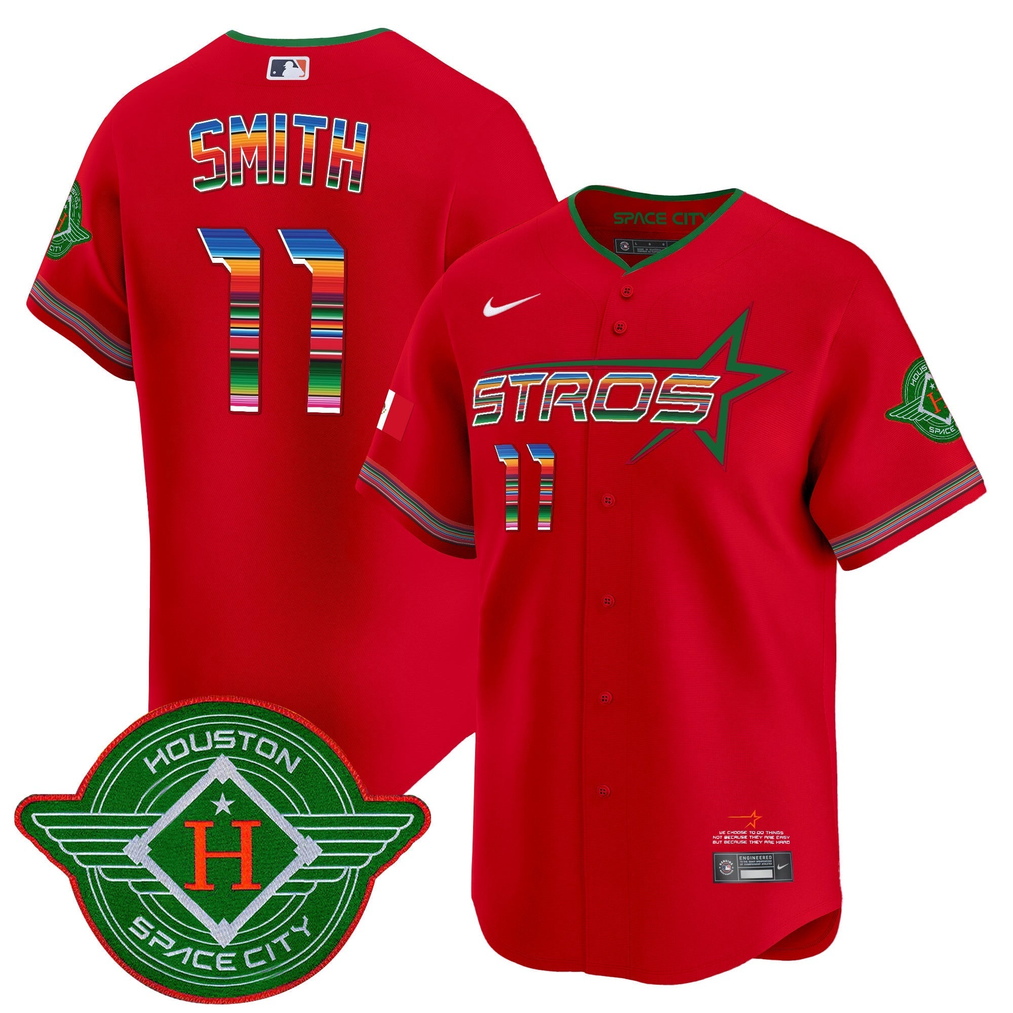 Astros 2025 City Connect Mexico Vapor Premier Limited Jersey - All Stitched