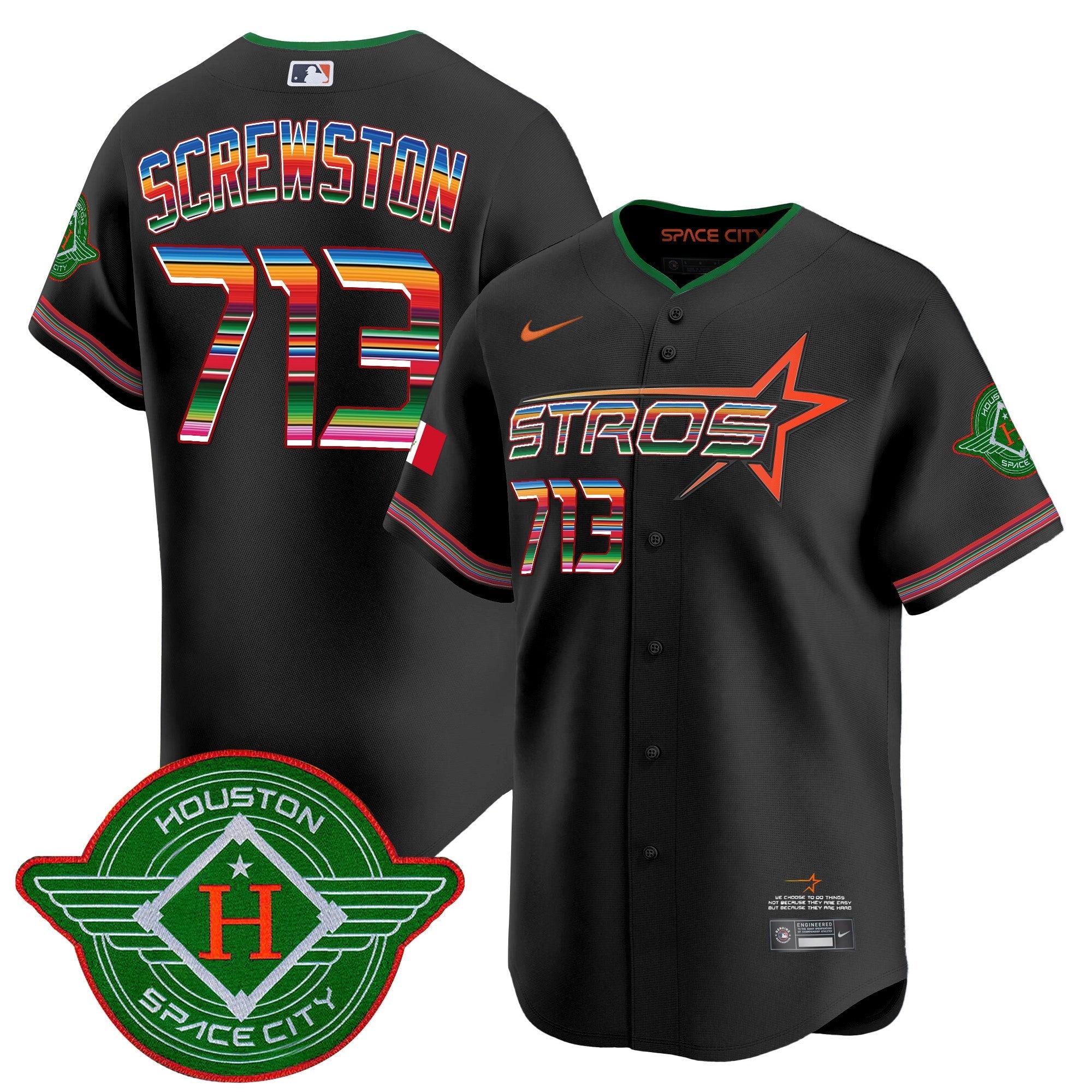 Astros 2025 City Connect Mexico Vapor Premier Limited Jersey - All Stitched