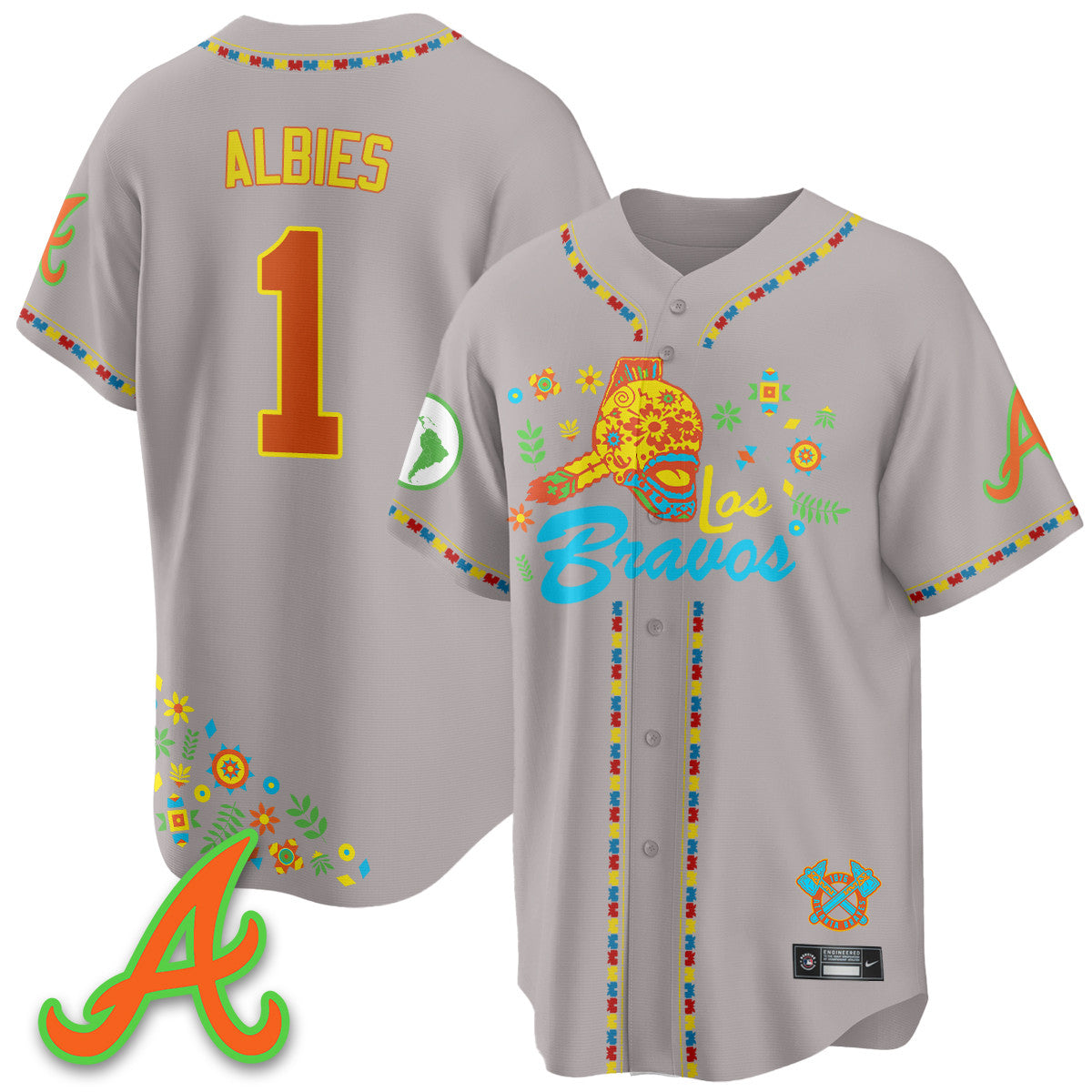 ATL 2025 "Los Bravos" Jersey V2 - All Stitched