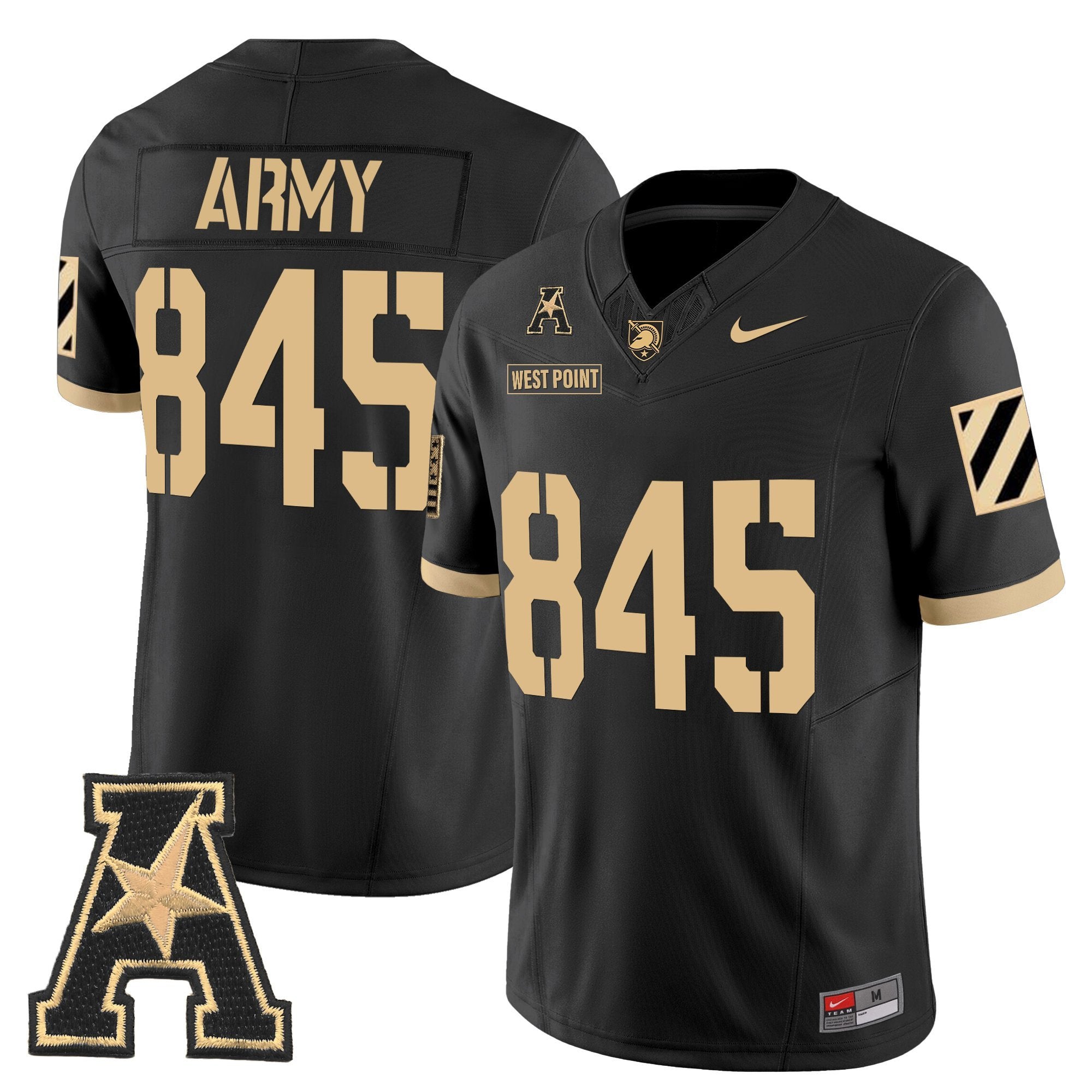 Army Black Knights 2025 Vapor Limited Jersey - All Stitched