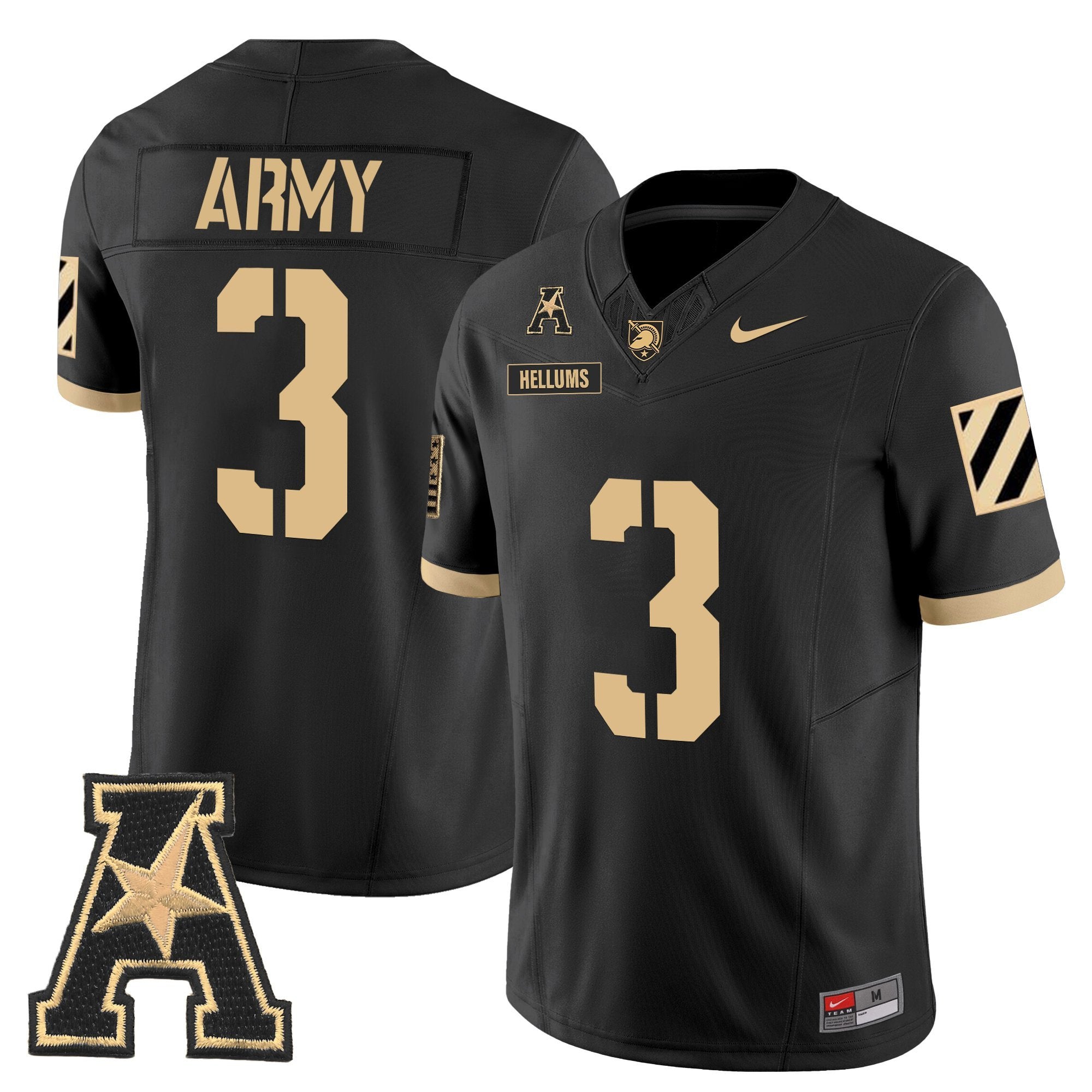Army Black Knights 2025 Vapor Limited Jersey - All Stitched