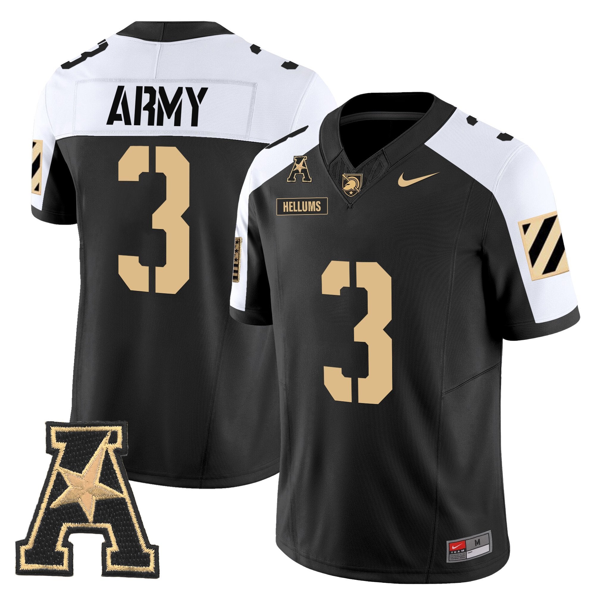 Army Black Knights 2025 Vapor Limited Jersey - All Stitched