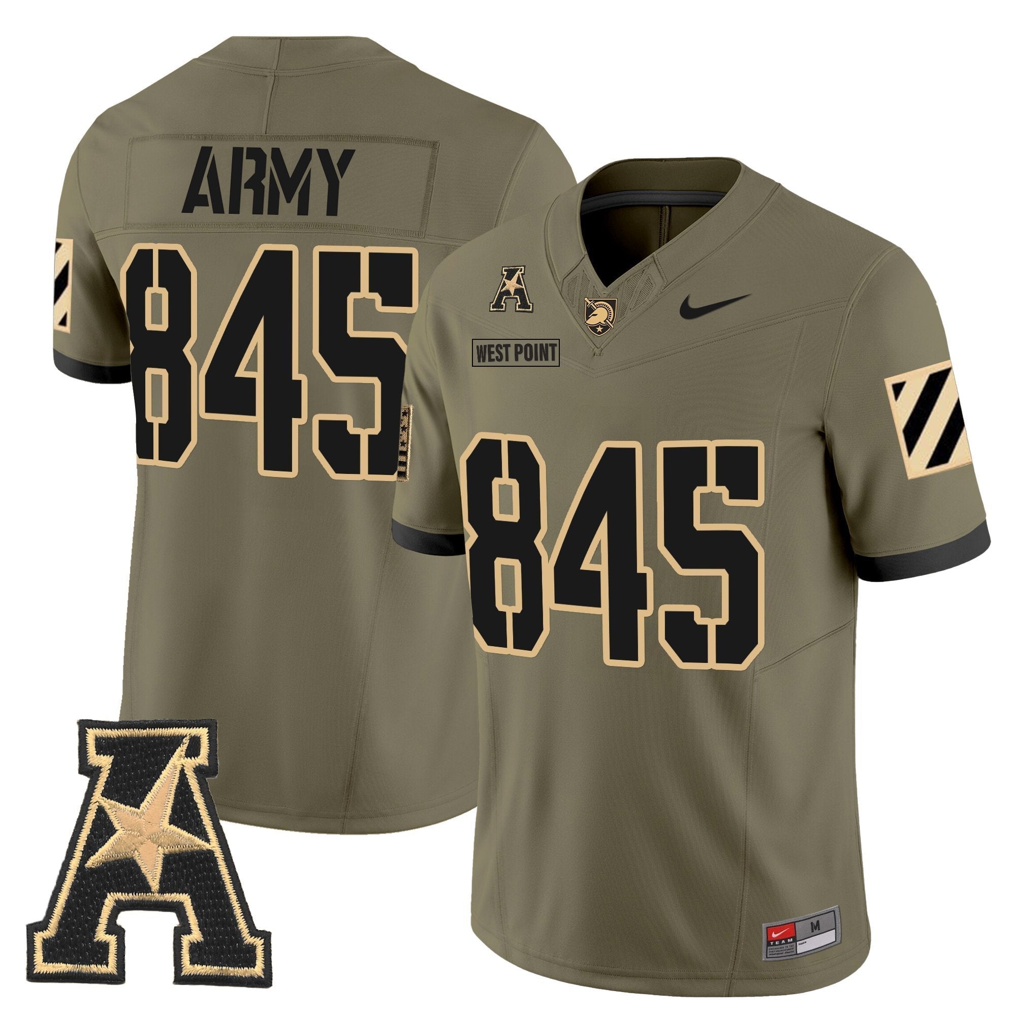 Army Black Knights 2025 Vapor Limited Jersey - All Stitched