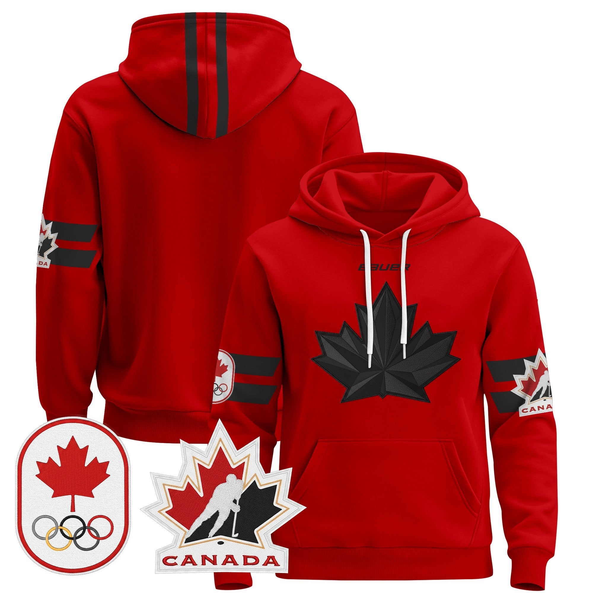2026 Canada Olympic Pullover Hoodie - All Stitched