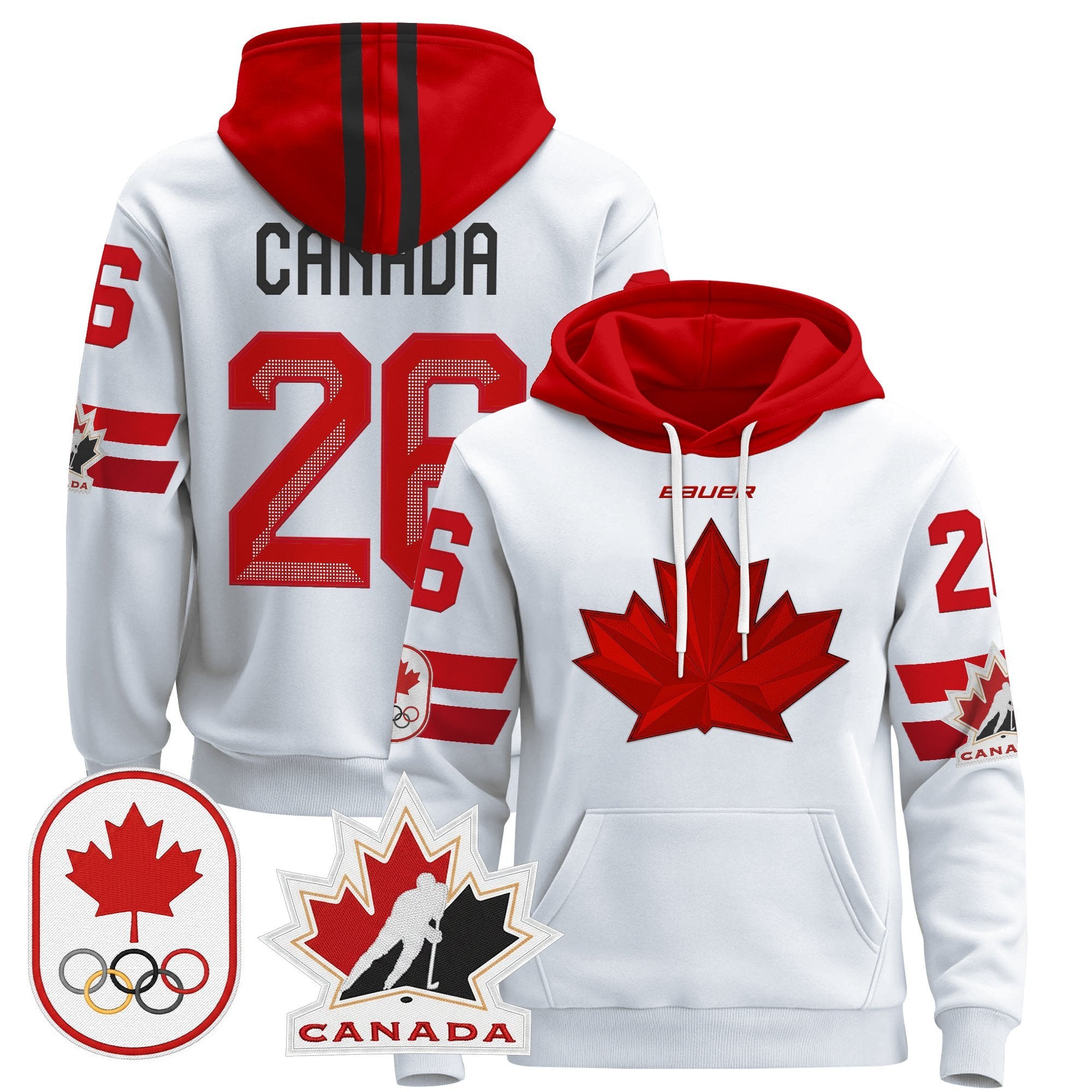 2026 Canada Olympic Pullover Hoodie - All Stitched