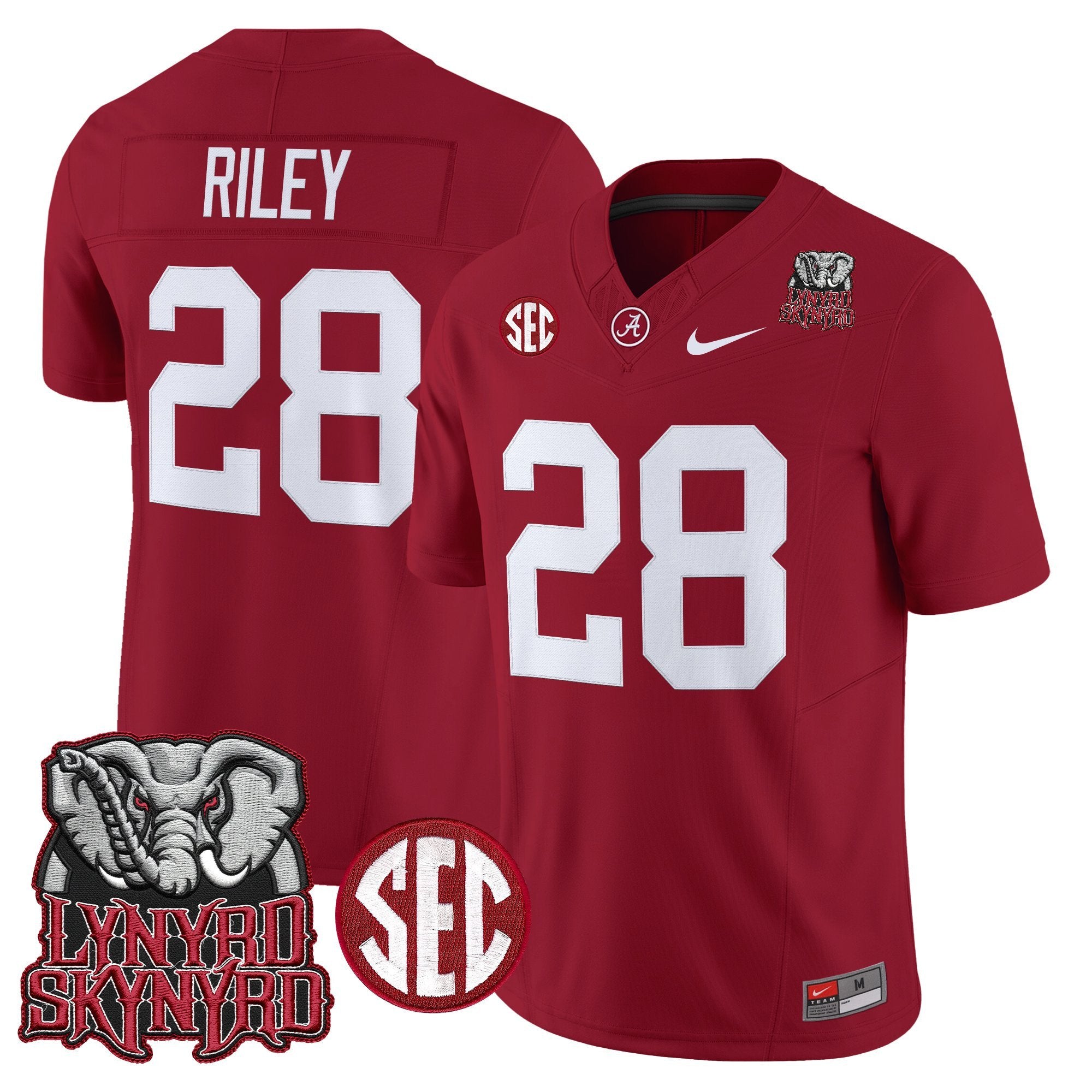 BAMA x Lynyrd Skynyrd Vapor Limited Jersey - Alabama Map - All Stitched