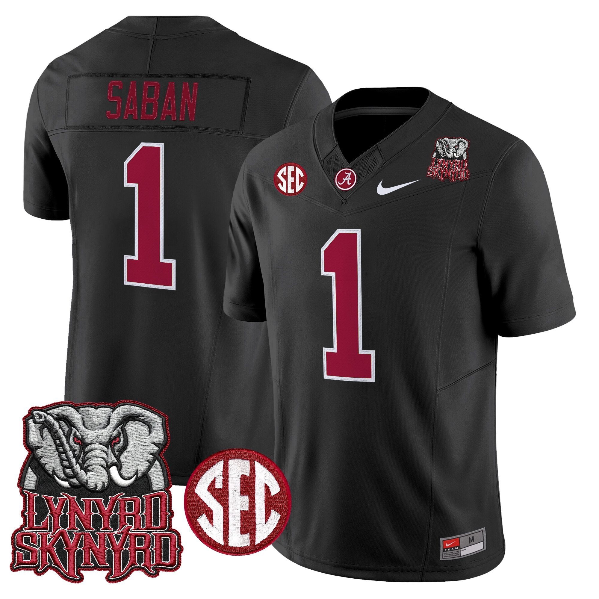 BAMA x Lynyrd Skynyrd Vapor Limited Jersey - Alabama Map - All Stitched