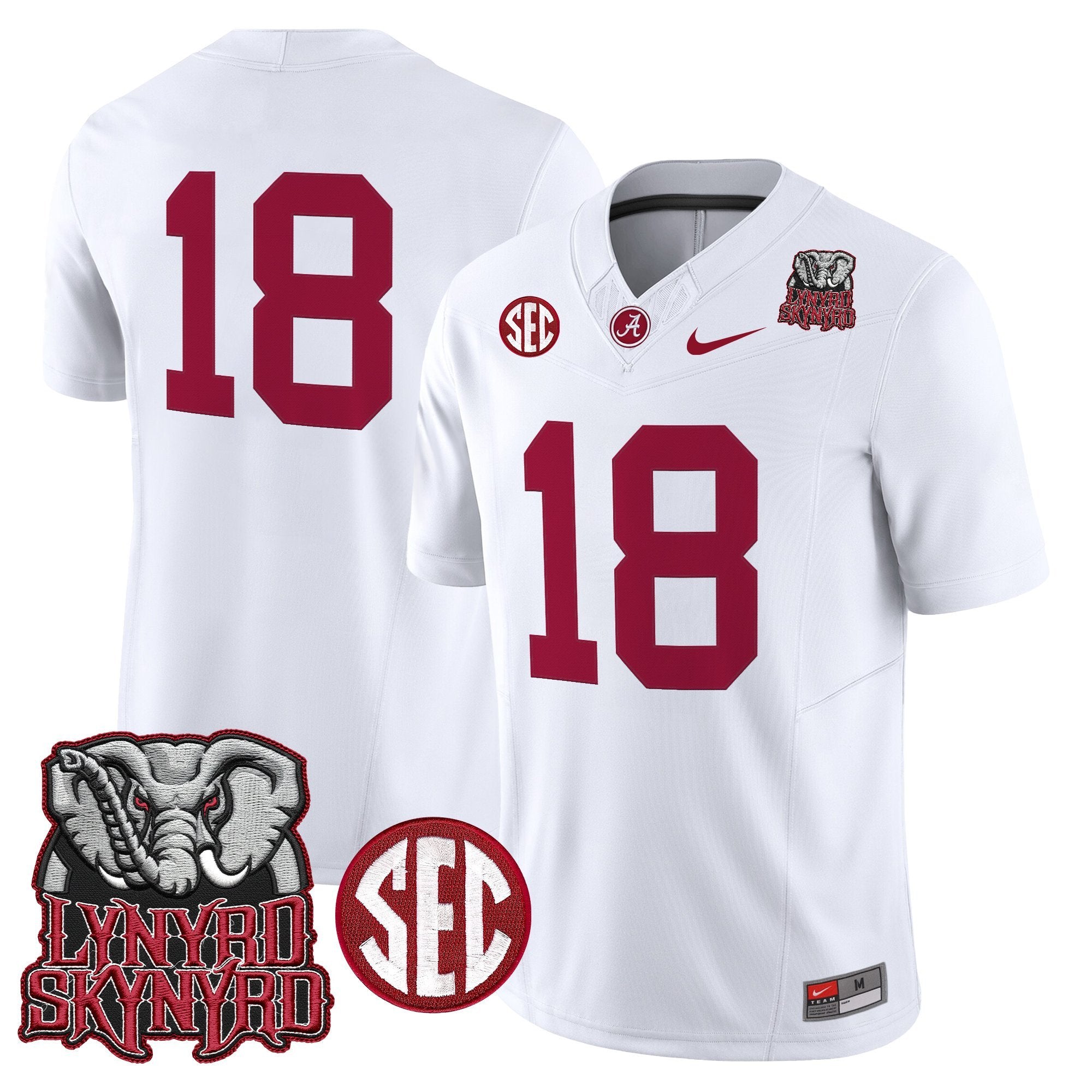 BAMA x Lynyrd Skynyrd Vapor Limited Jersey - Alabama Map - All Stitched