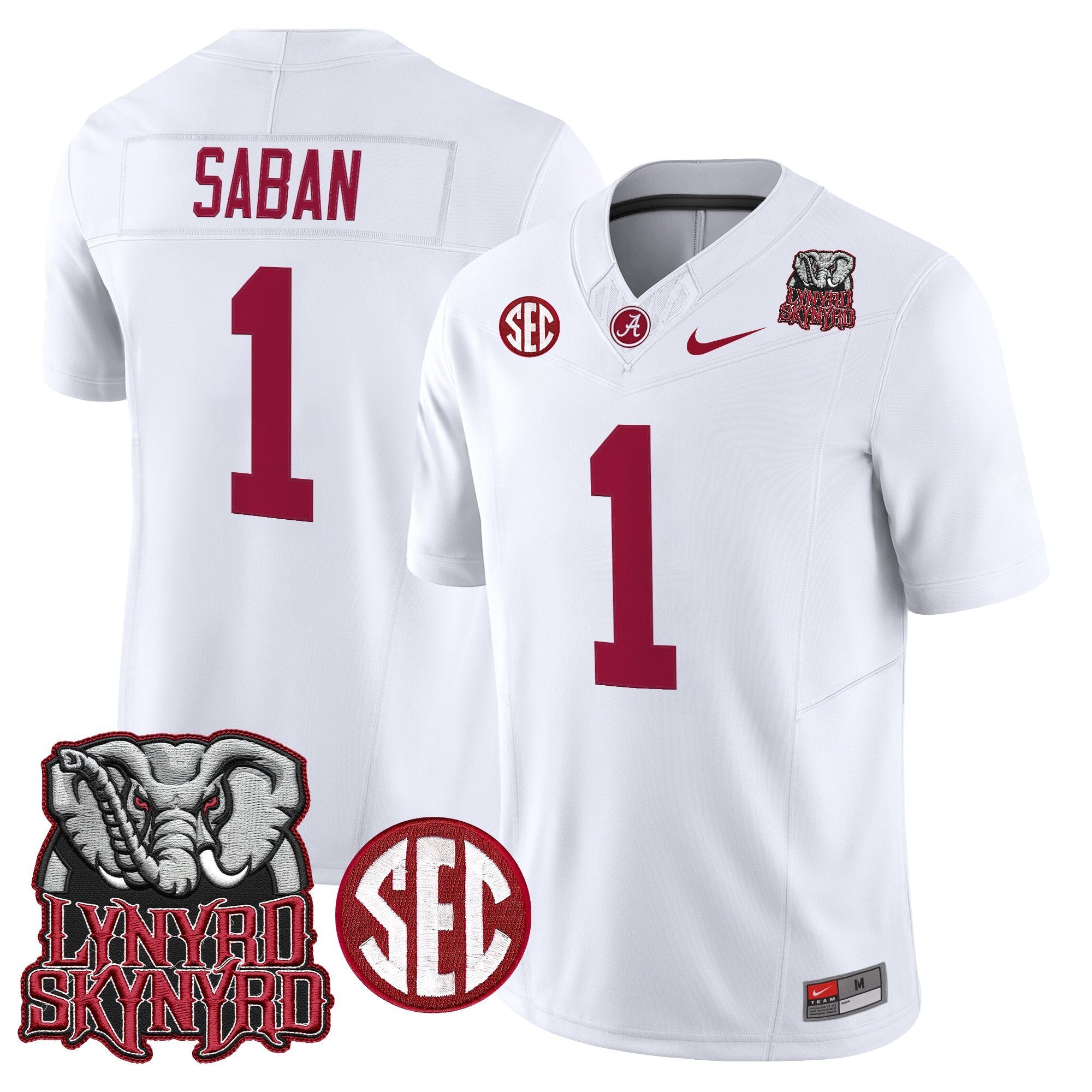 BAMA x Lynyrd Skynyrd Vapor Limited Jersey - Alabama Map - All Stitched