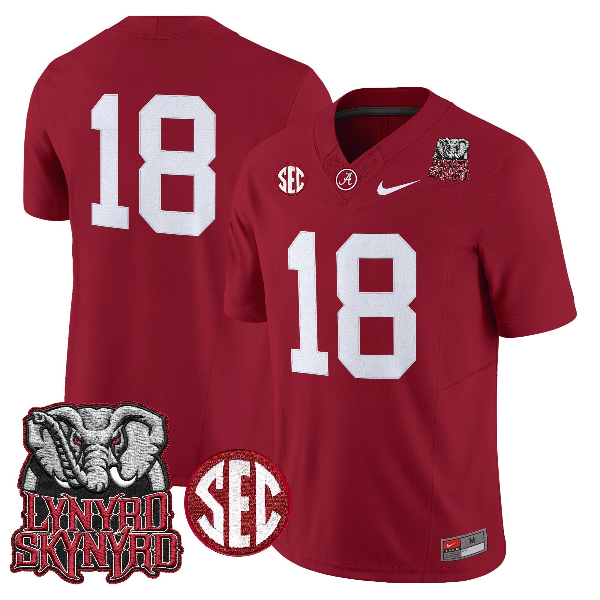 BAMA x Lynyrd Skynyrd Vapor Limited Jersey - Alabama Map - All Stitched