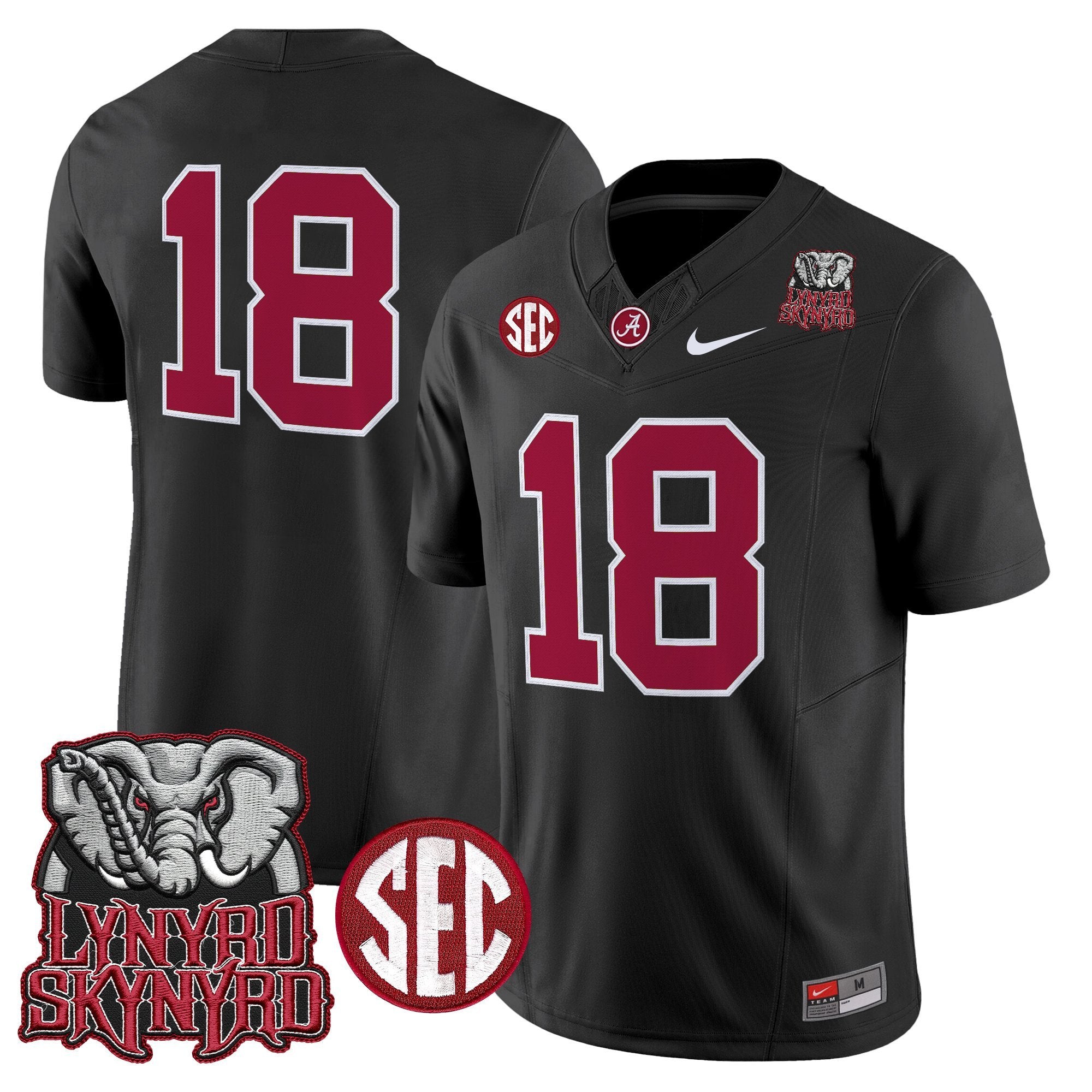 BAMA x Lynyrd Skynyrd Vapor Limited Jersey - Alabama Map - All Stitched