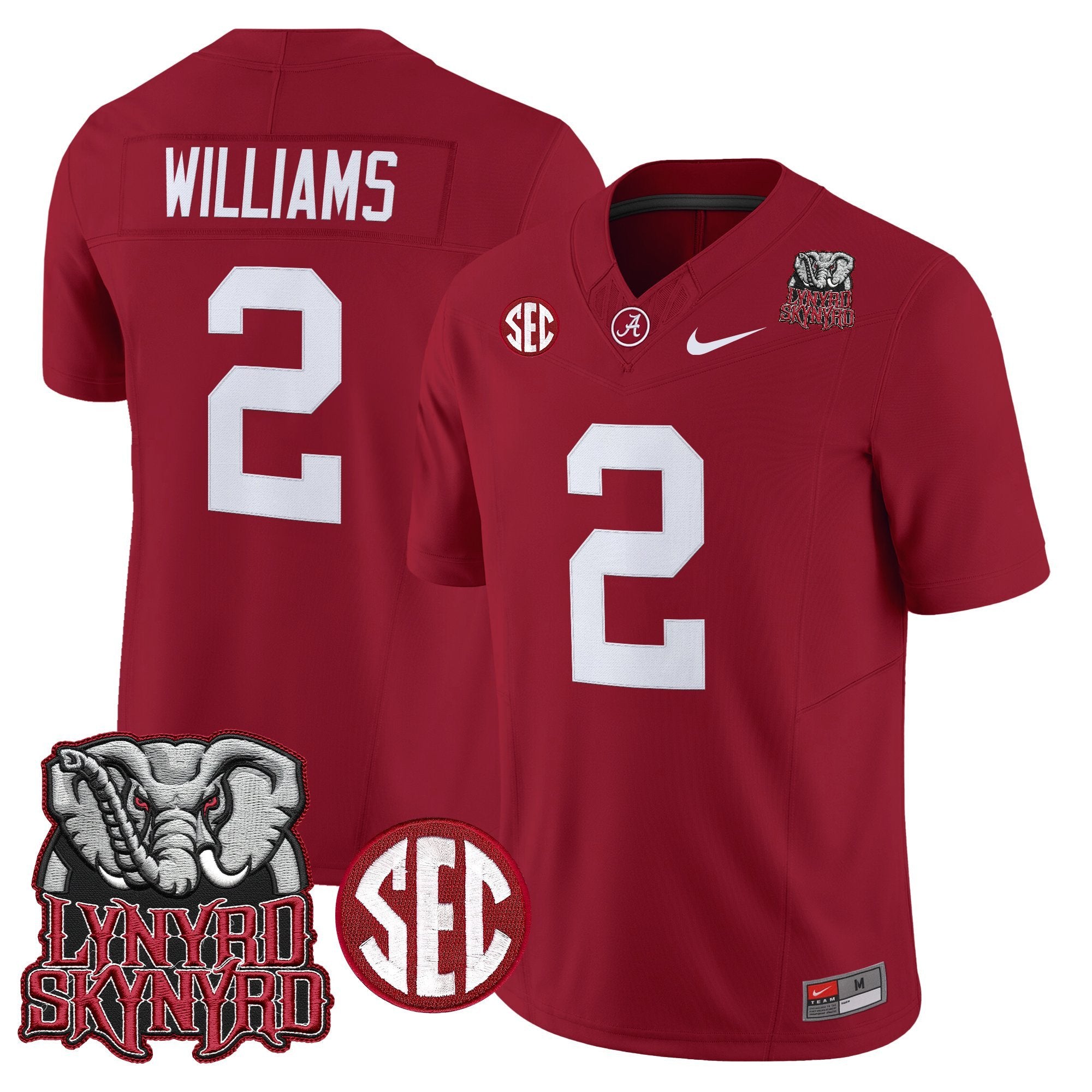 BAMA x Lynyrd Skynyrd Vapor Limited Jersey - Alabama Map - All Stitched
