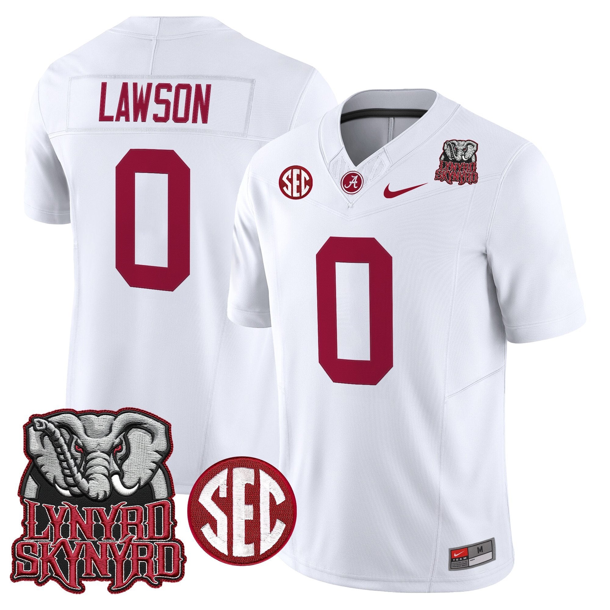 BAMA x Lynyrd Skynyrd Vapor Limited Jersey - Alabama Map - All Stitched