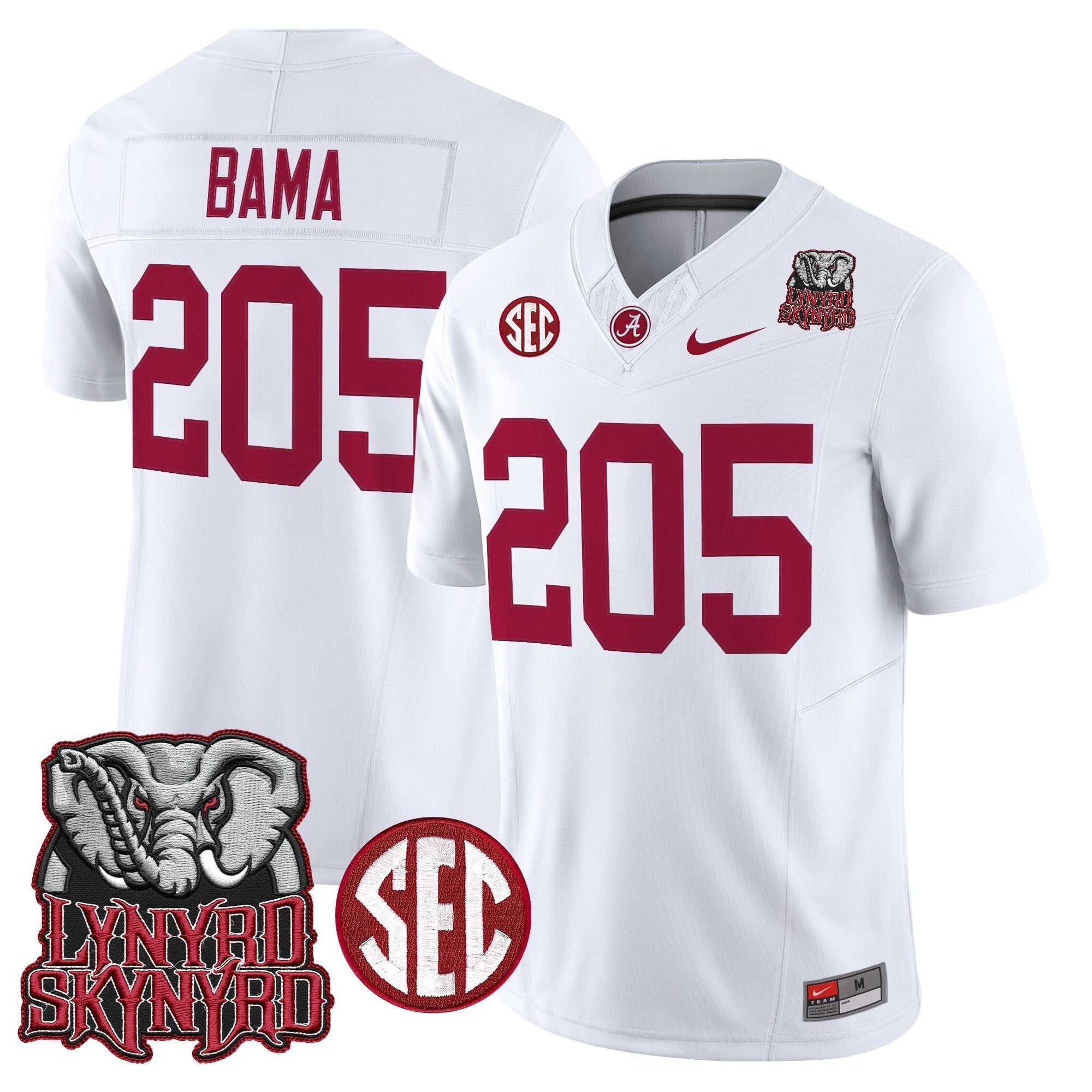 BAMA x Lynyrd Skynyrd Vapor Limited Jersey - Alabama Map - All Stitched