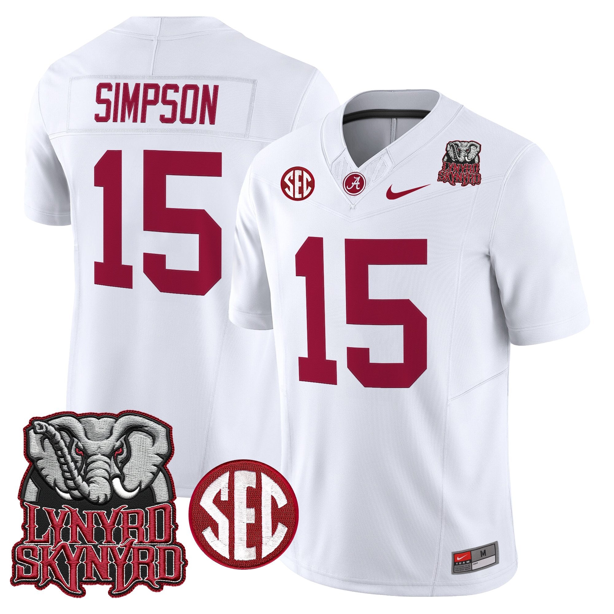 BAMA x Lynyrd Skynyrd Vapor Limited Jersey - Alabama Map - All Stitched