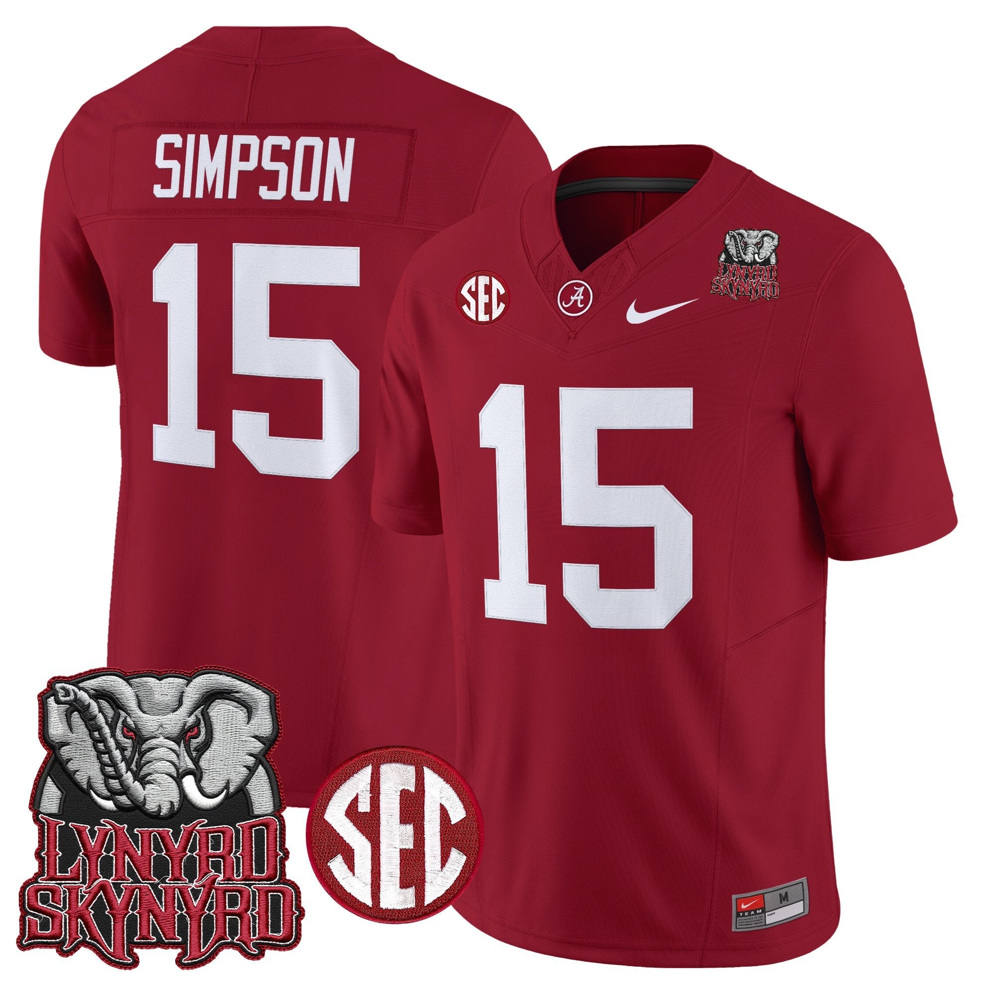 BAMA x Lynyrd Skynyrd Vapor Limited Jersey - Alabama Map - All Stitched
