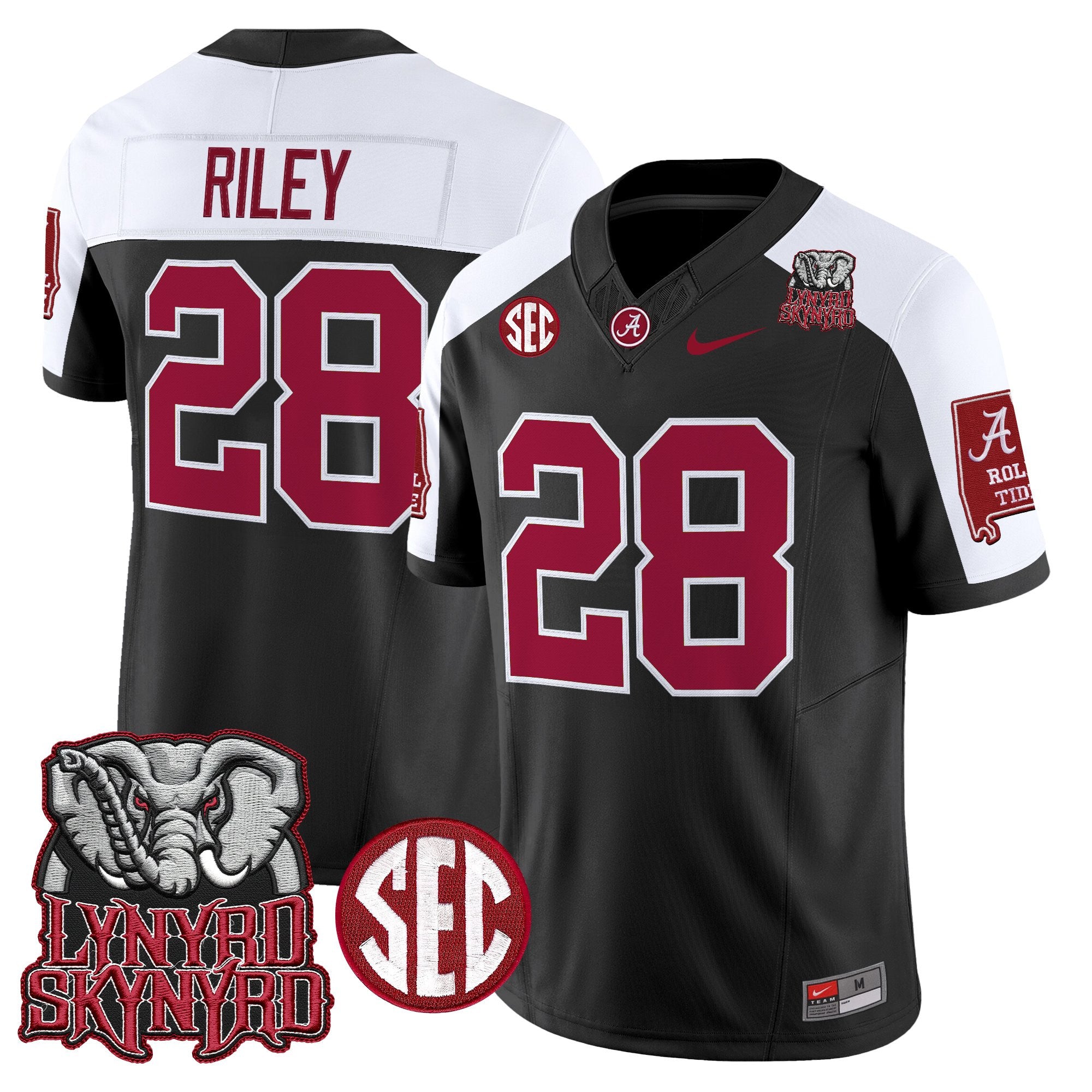 BAMA x Lynyrd Skynyrd Vapor Limited Jersey - Alabama Map - All Stitched