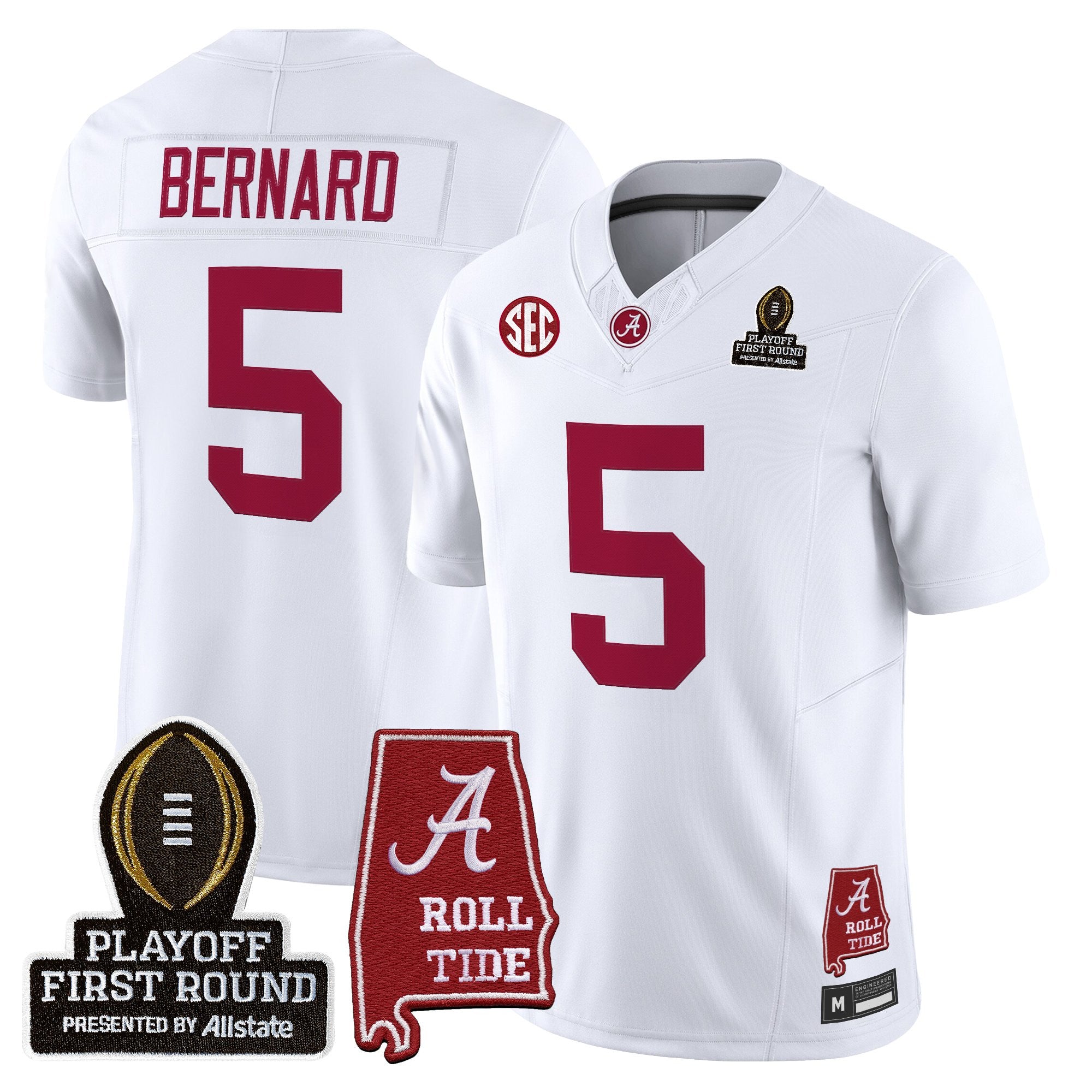 BAMA 2025 Playoff First Round Vapor Limited Jersey - All Stitched