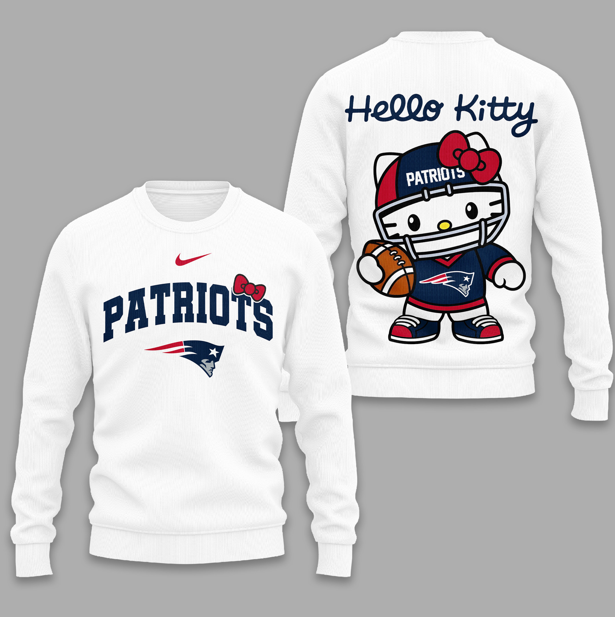 New England Patriots | Premium NFL Hello Kitty Women's Shirt 