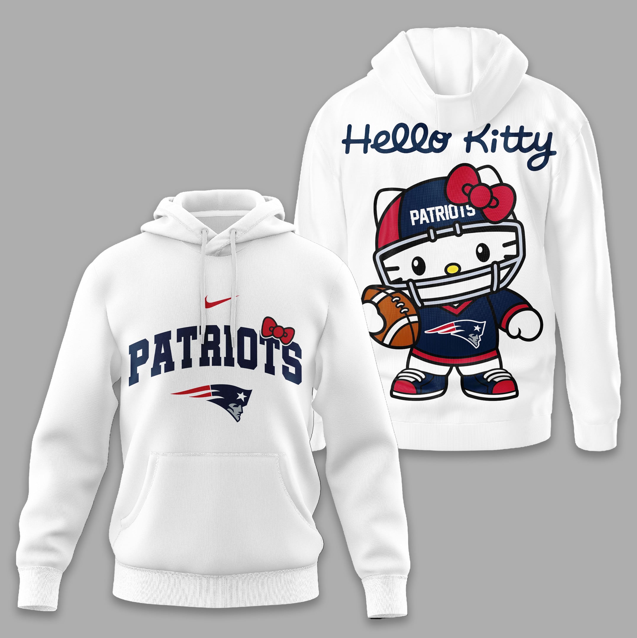 New England Patriots | Premium NFL Hello Kitty Women's Shirt 