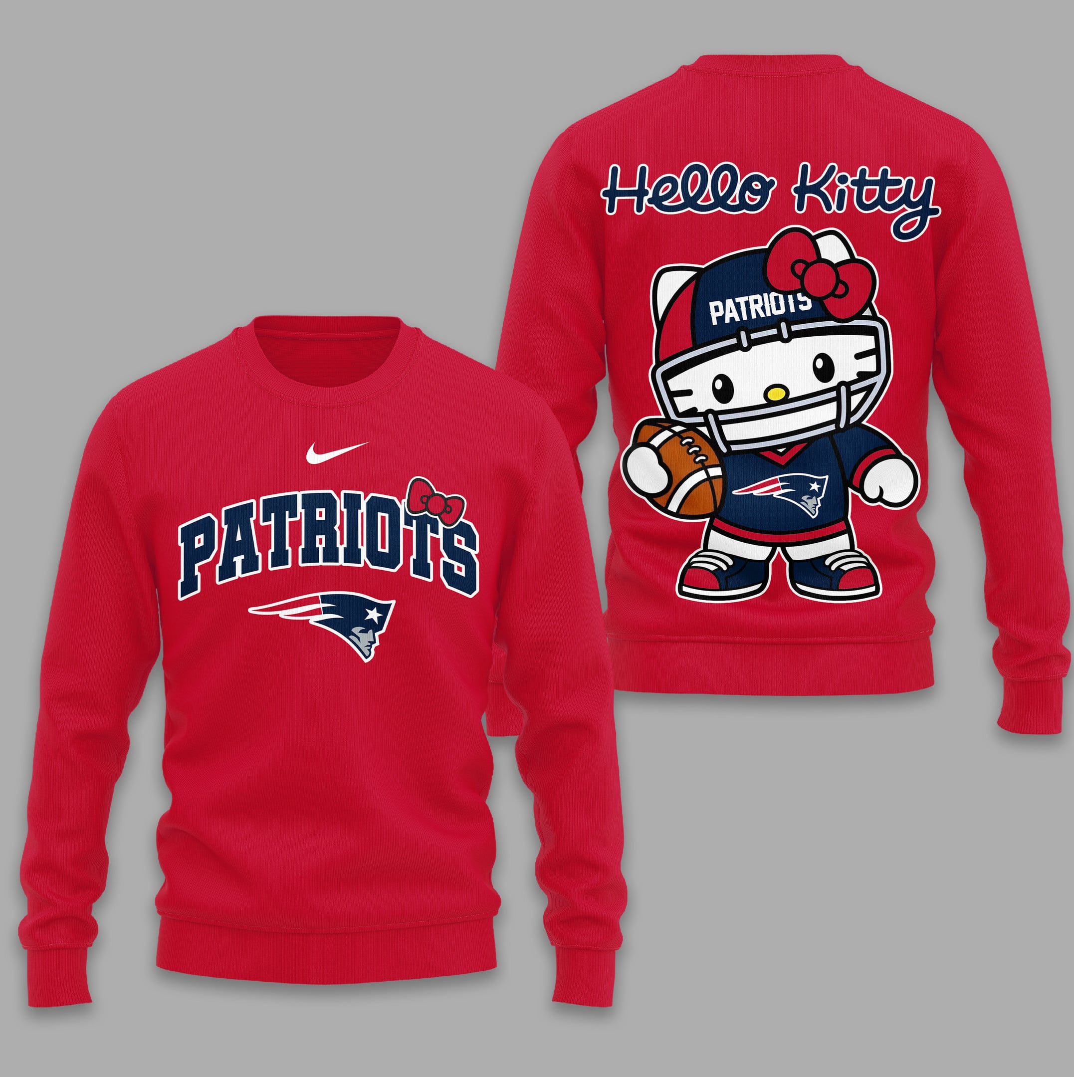 New England Patriots | Premium NFL Hello Kitty Women's Shirt 