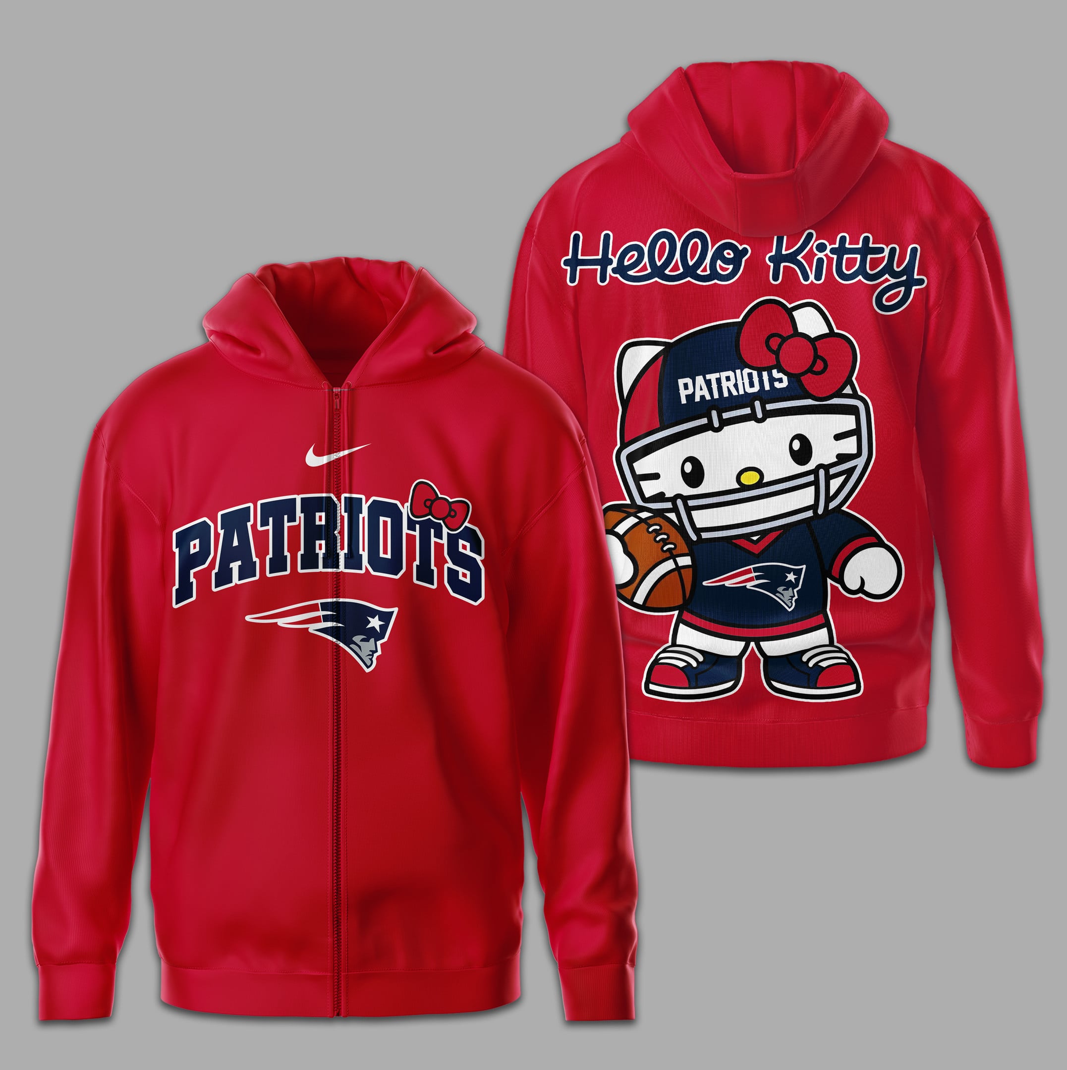 New England Patriots | Premium NFL Hello Kitty Women's Shirt 
