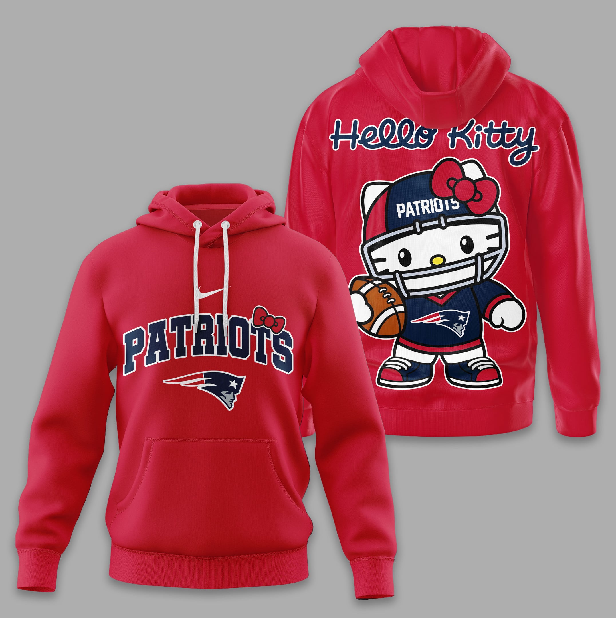 New England Patriots | Premium NFL Hello Kitty Women's Shirt 