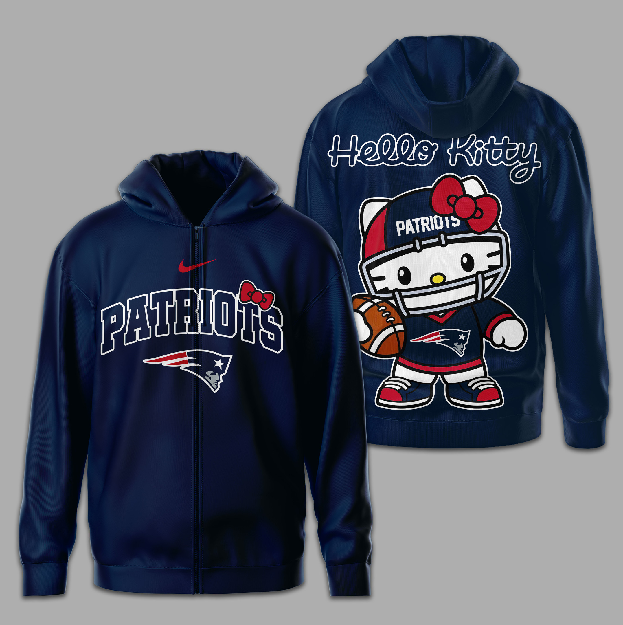 New England Patriots | Premium NFL Hello Kitty Women's Shirt 