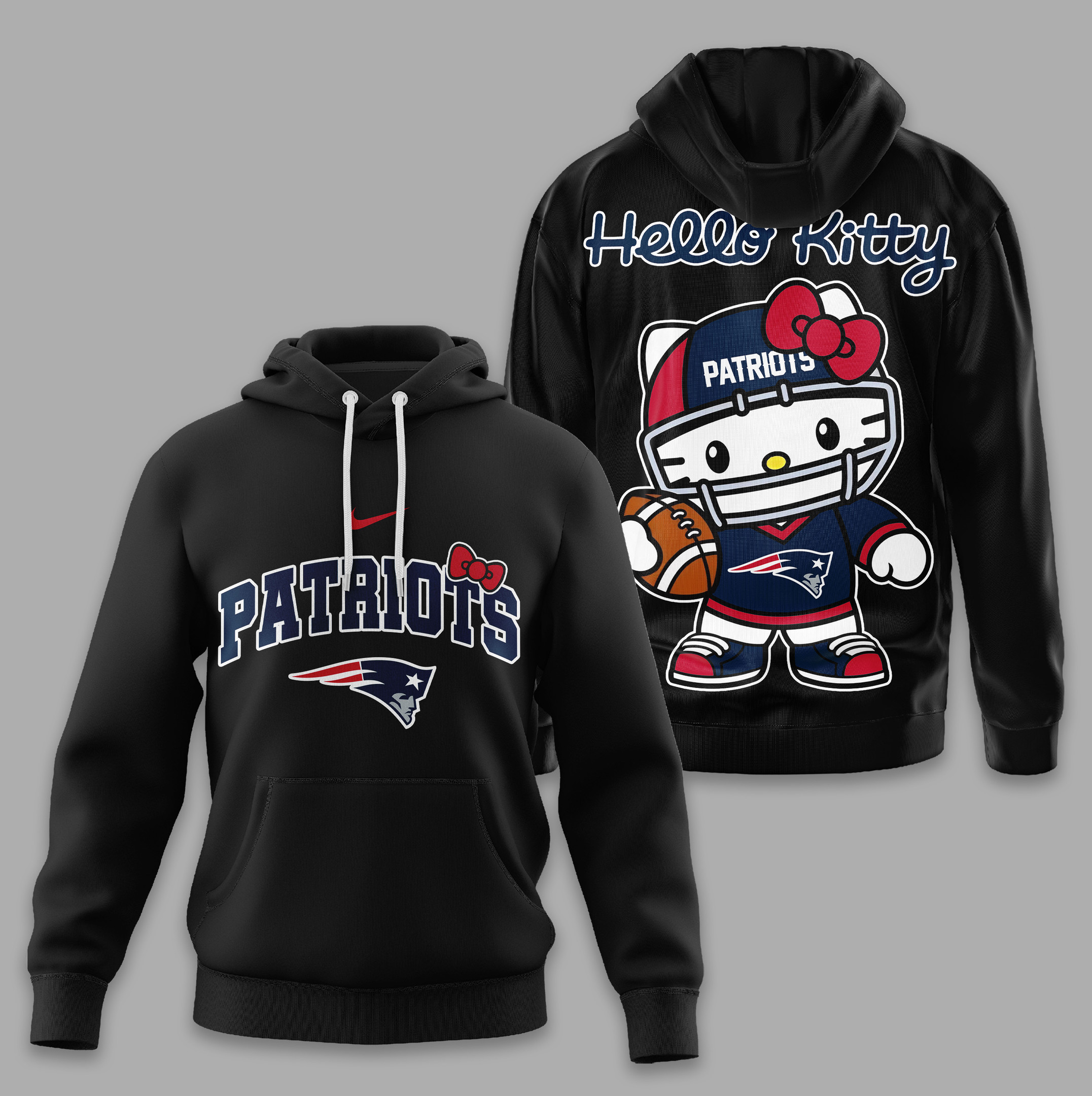 New England Patriots | Premium NFL Hello Kitty Women's Shirt 