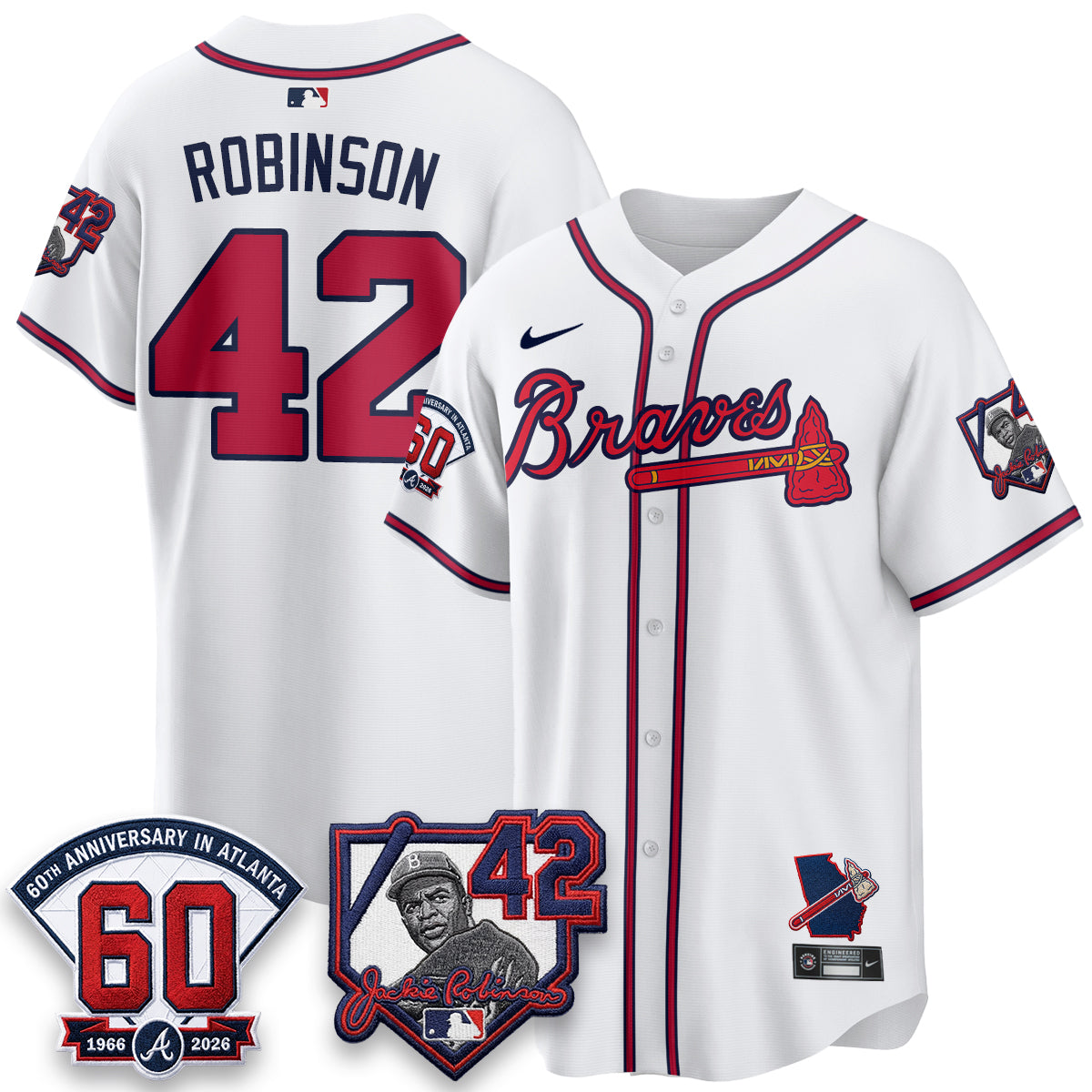 ATL 2026 Jackie Robinson Day Vapor Limited City Connect Jersey - All Stitched