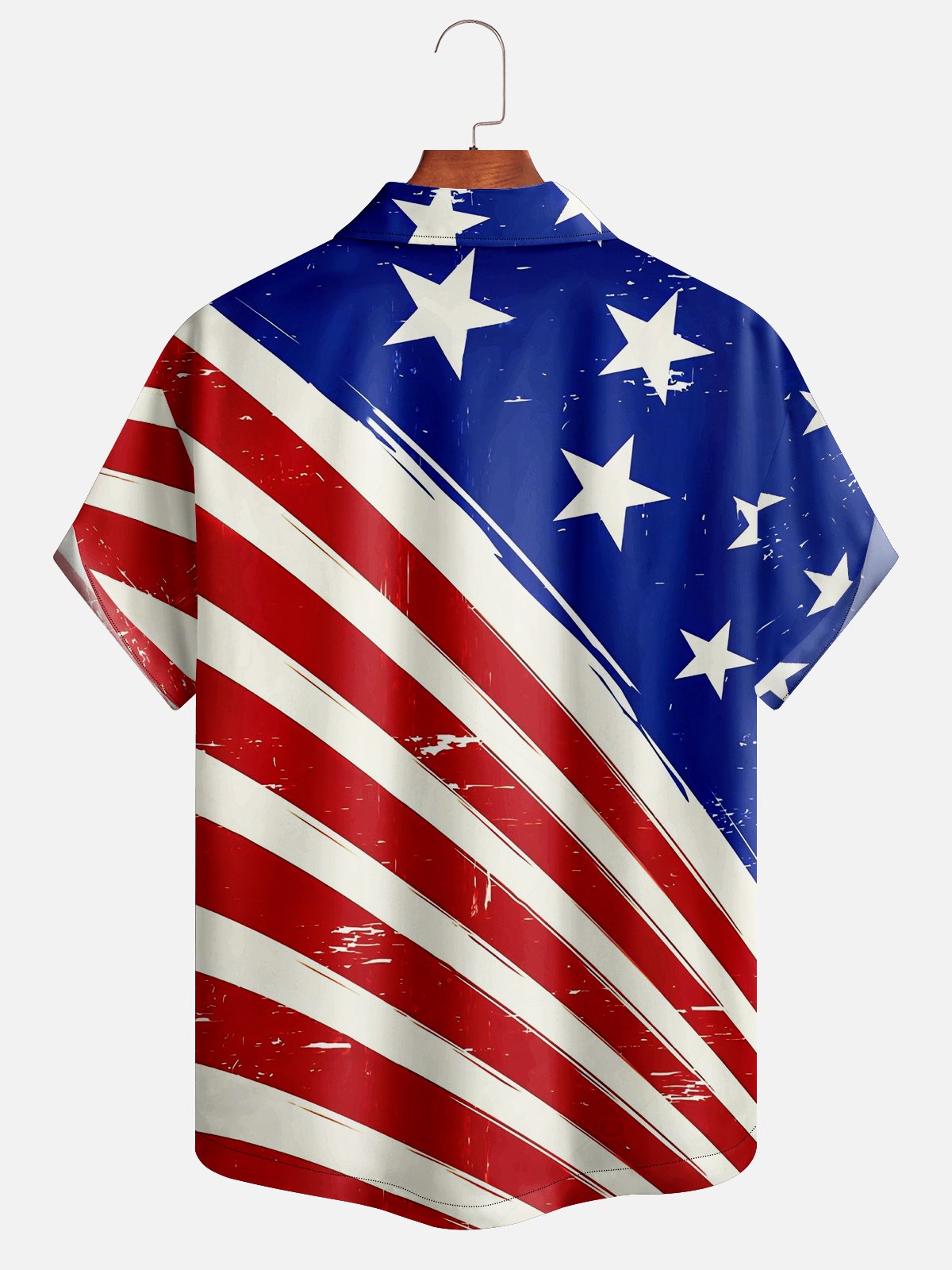 Hardaddy Moisture-wicking American Flag American Eagle Hawaiian Shirt