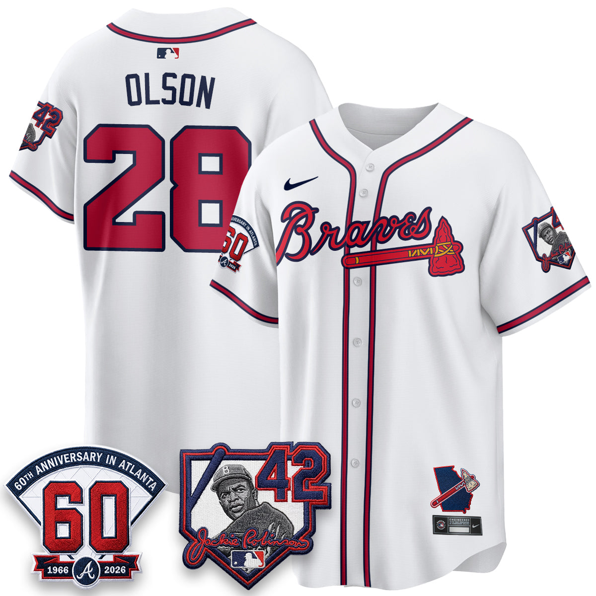 ATL 2026 Jackie Robinson Day Vapor Limited City Connect Jersey - All Stitched