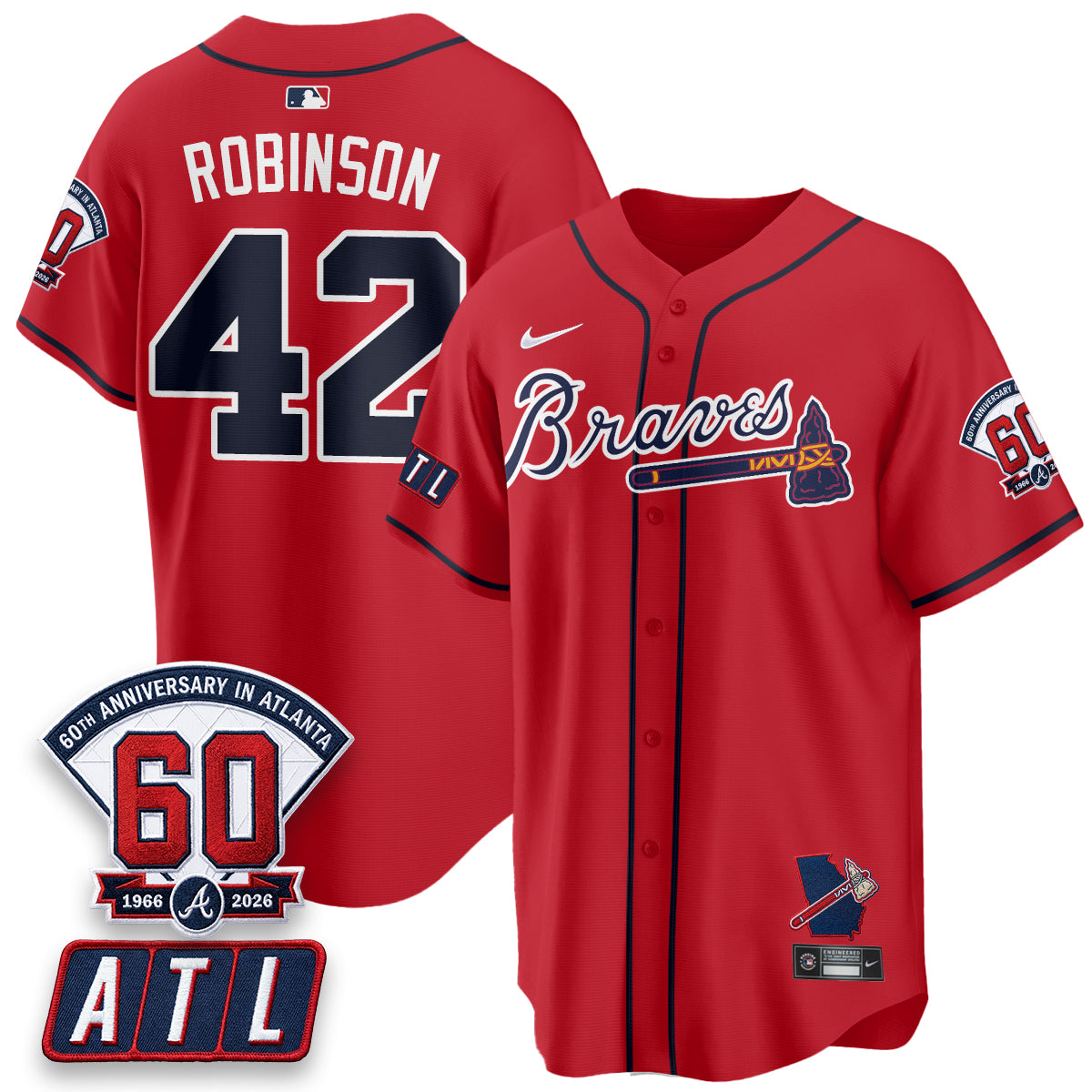 ATL 2026 60th Anniversary Vapor Limited Jersey - All Stitched