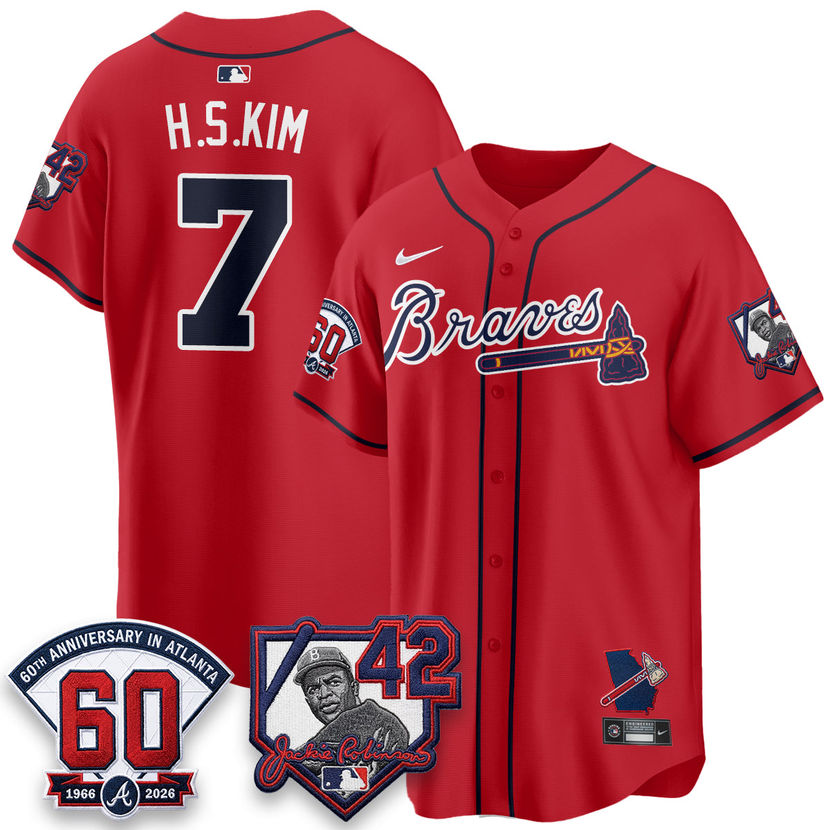 ATL 2026 Jackie Robinson Day Vapor Limited City Connect Jersey - All Stitched