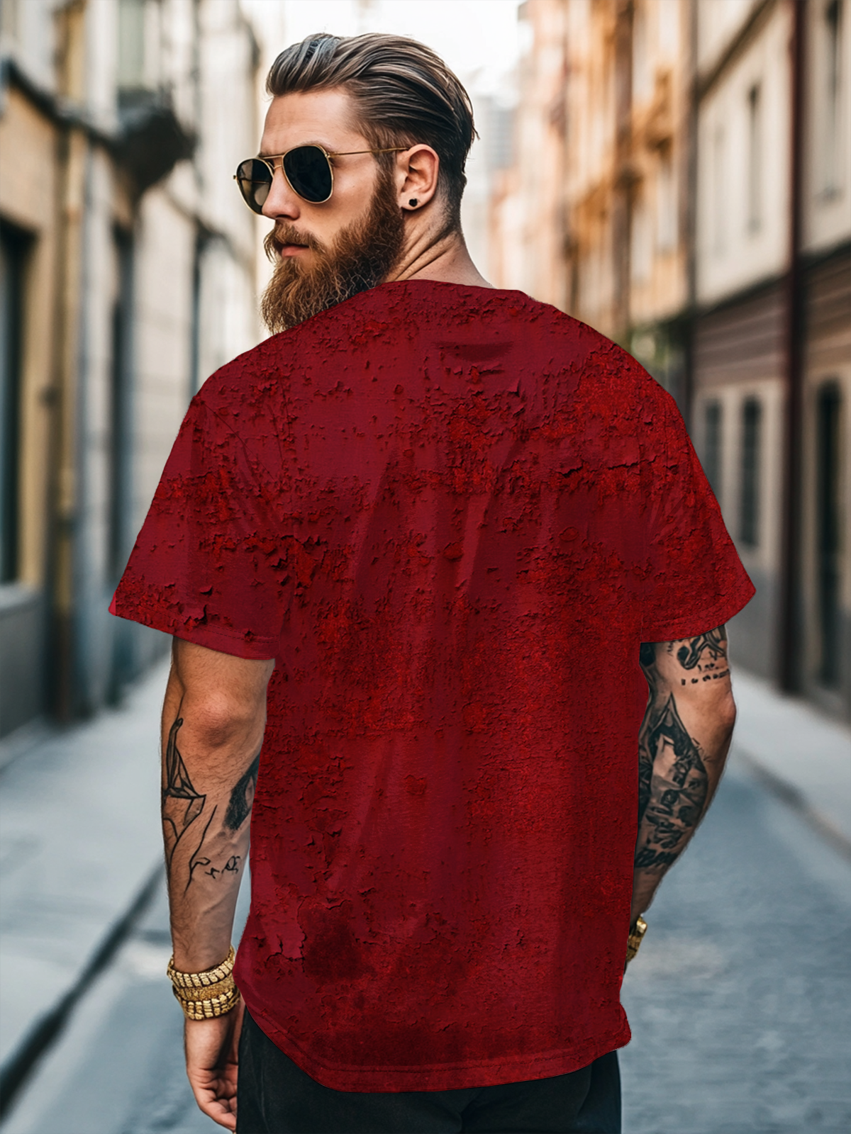 Men's Canada Day Funny Illustrations Fitted T-shirts