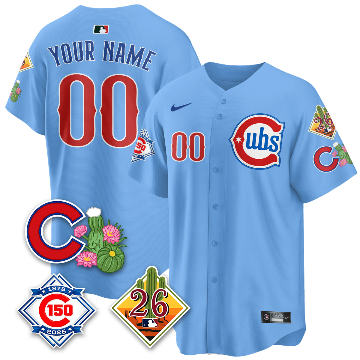 CHC 2026 Spring Training Vapor Limited Jersey - 150th Anniversary Patch - All Stitched