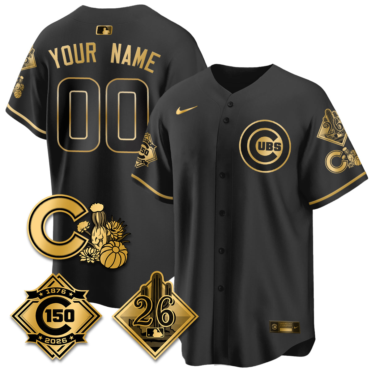 CHC 2026 Spring Training Vapor Limited Jersey - 150th Anniversary Patch - All Stitched
