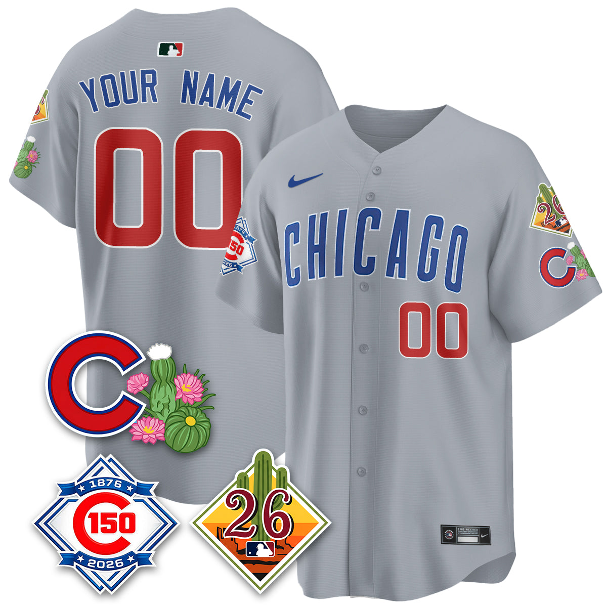 CHC 2026 Spring Training Vapor Limited Jersey - 150th Anniversary Patch - All Stitched