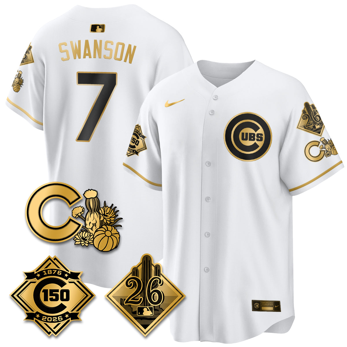 CHC 2026 Spring Training Vapor Limited Jersey - 150th Anniversary Patch - All Stitched