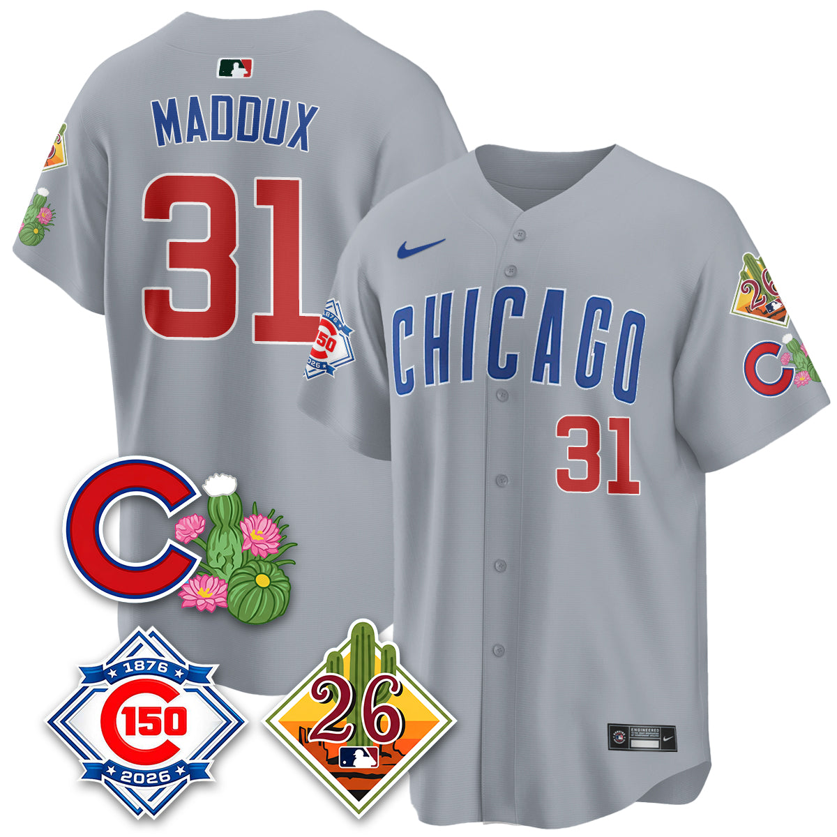 CHC 2026 Spring Training Vapor Limited Jersey - 150th Anniversary Patch - All Stitched