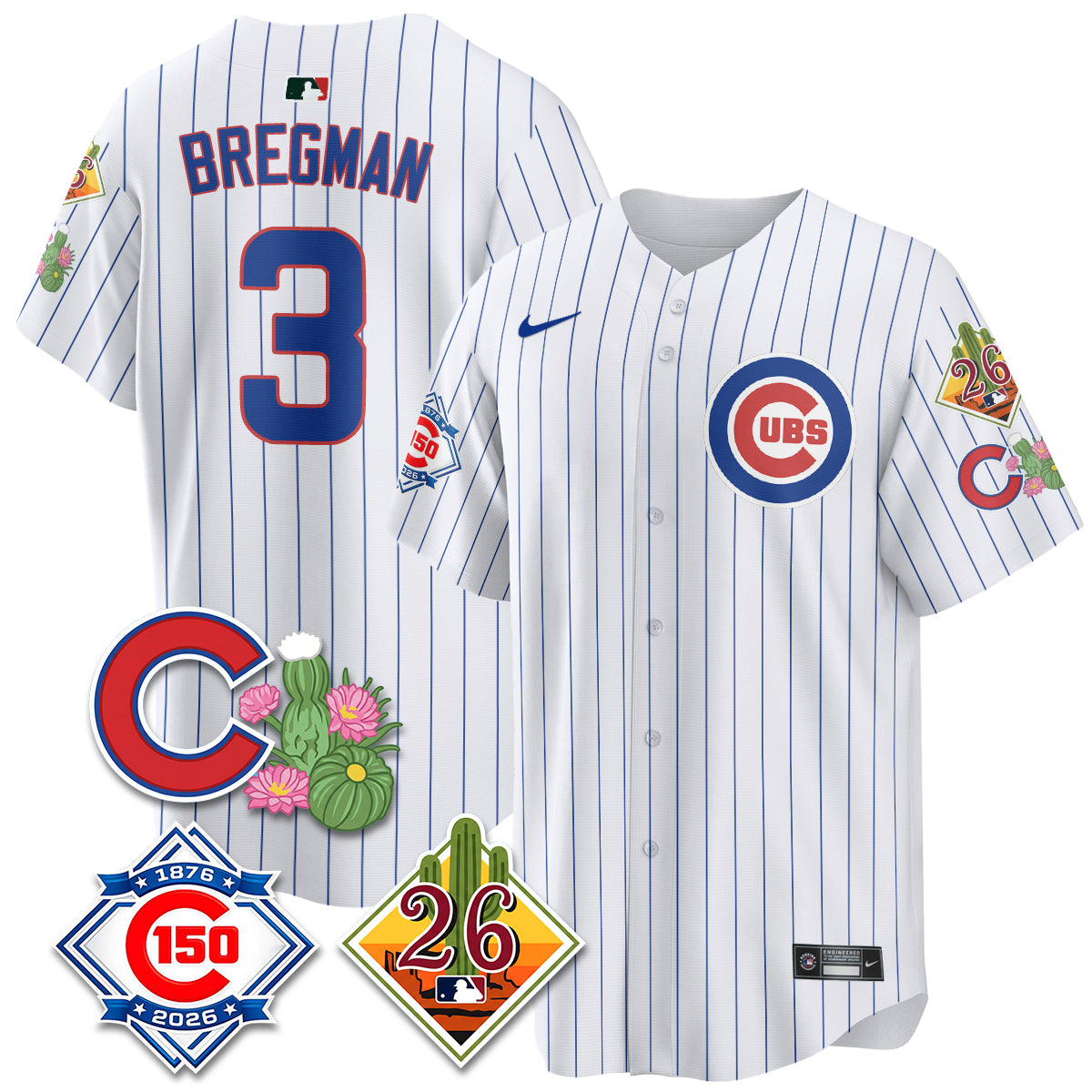 CHC 2026 Spring Training Vapor Limited Jersey - 150th Anniversary Patch - All Stitched