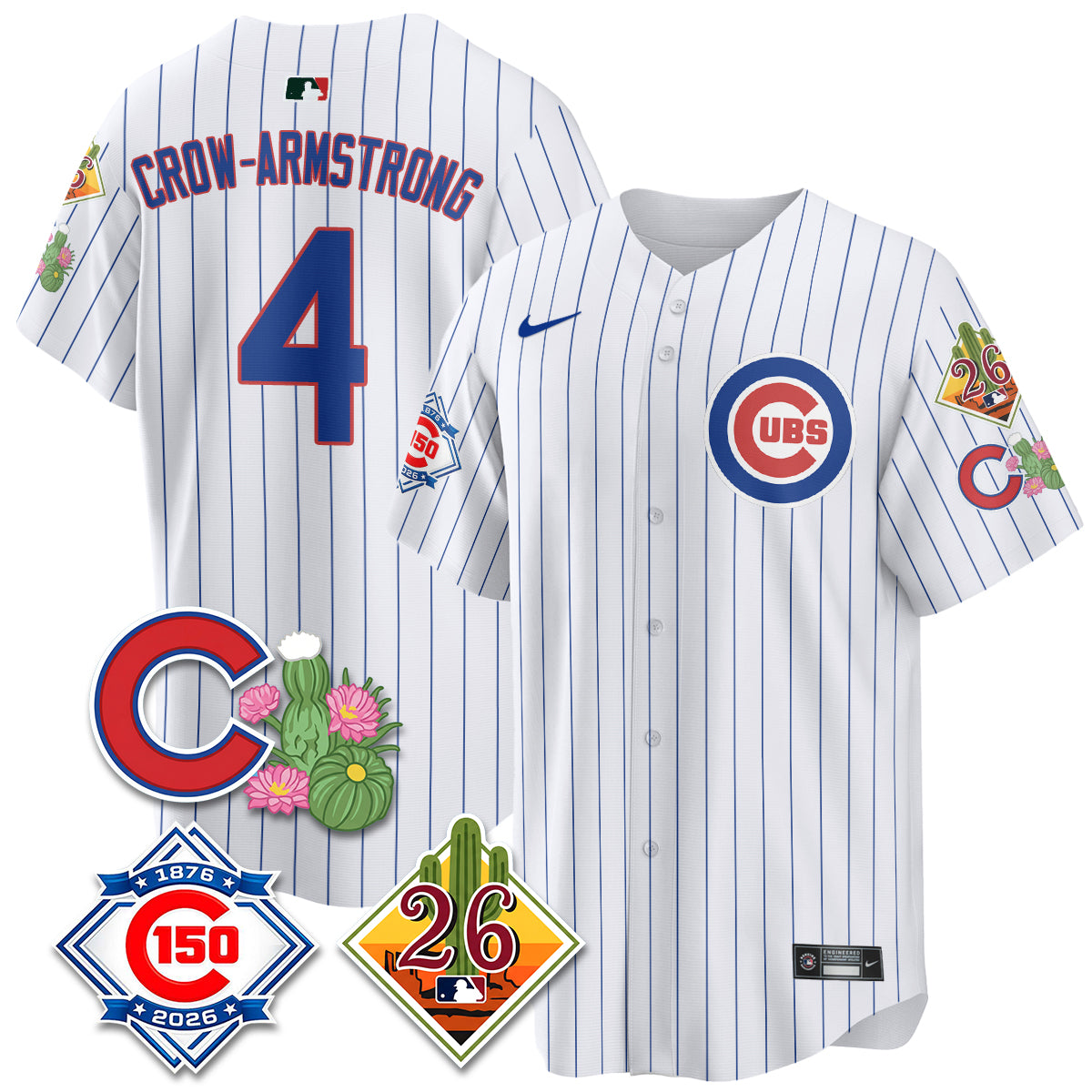 CHC 2026 Spring Training Vapor Limited Jersey - 150th Anniversary Patch - All Stitched