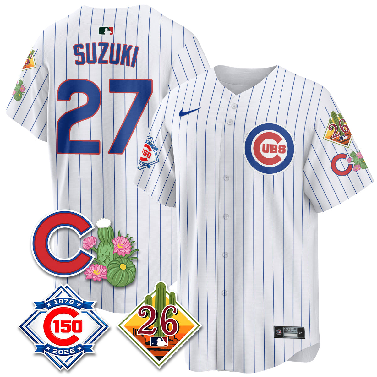CHC 2026 Spring Training Vapor Limited Jersey - 150th Anniversary Patch - All Stitched