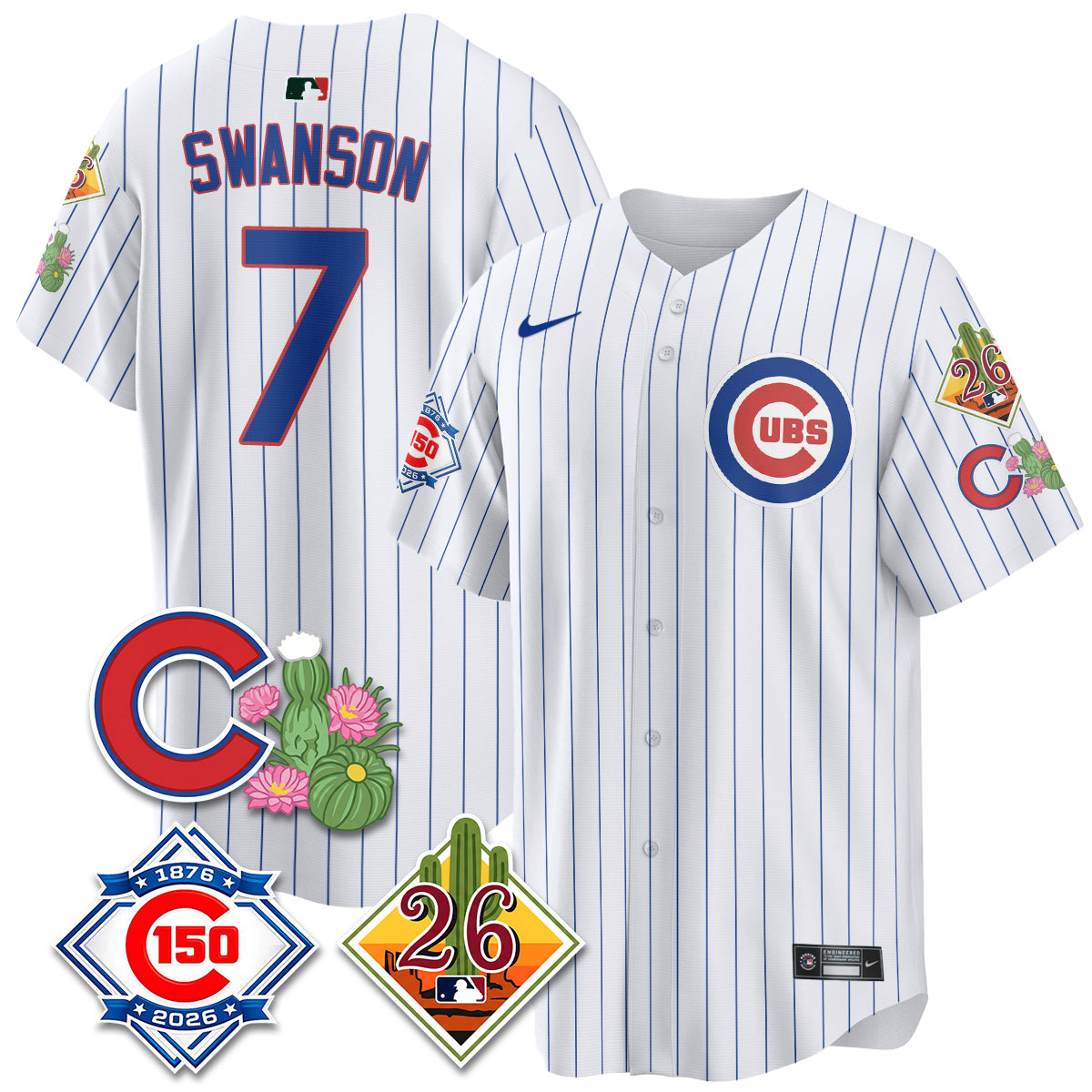 CHC 2026 Spring Training Vapor Limited Jersey - 150th Anniversary Patch - All Stitched