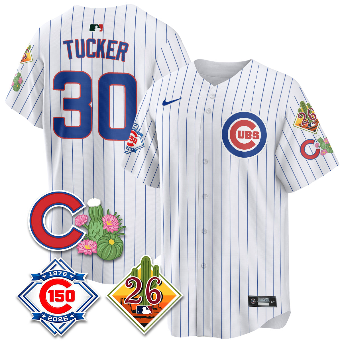 CHC 2026 Spring Training Vapor Limited Jersey - 150th Anniversary Patch - All Stitched