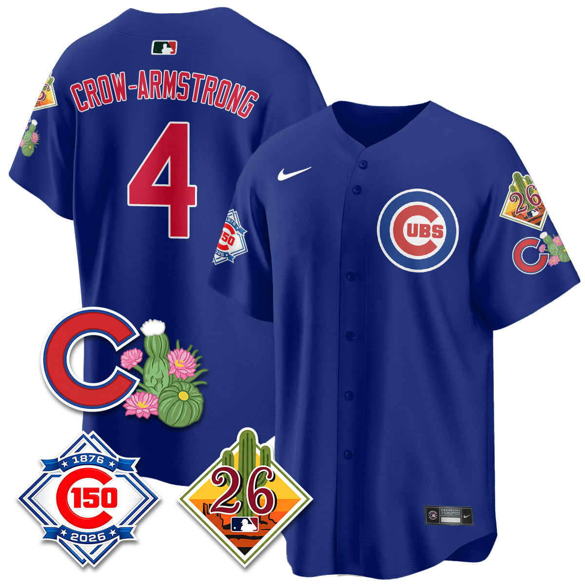 CHC 2026 Spring Training Vapor Limited Jersey - 150th Anniversary Patch - All Stitched