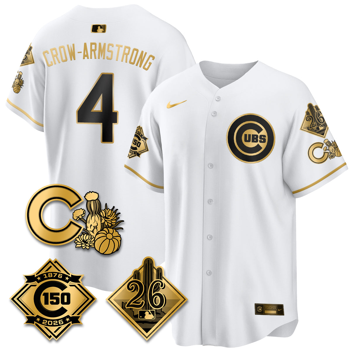 CHC 2026 Spring Training Vapor Limited Jersey - 150th Anniversary Patch - All Stitched