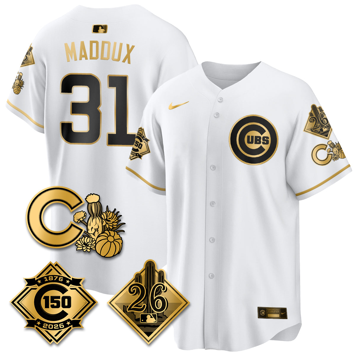 CHC 2026 Spring Training Vapor Limited Jersey - 150th Anniversary Patch - All Stitched
