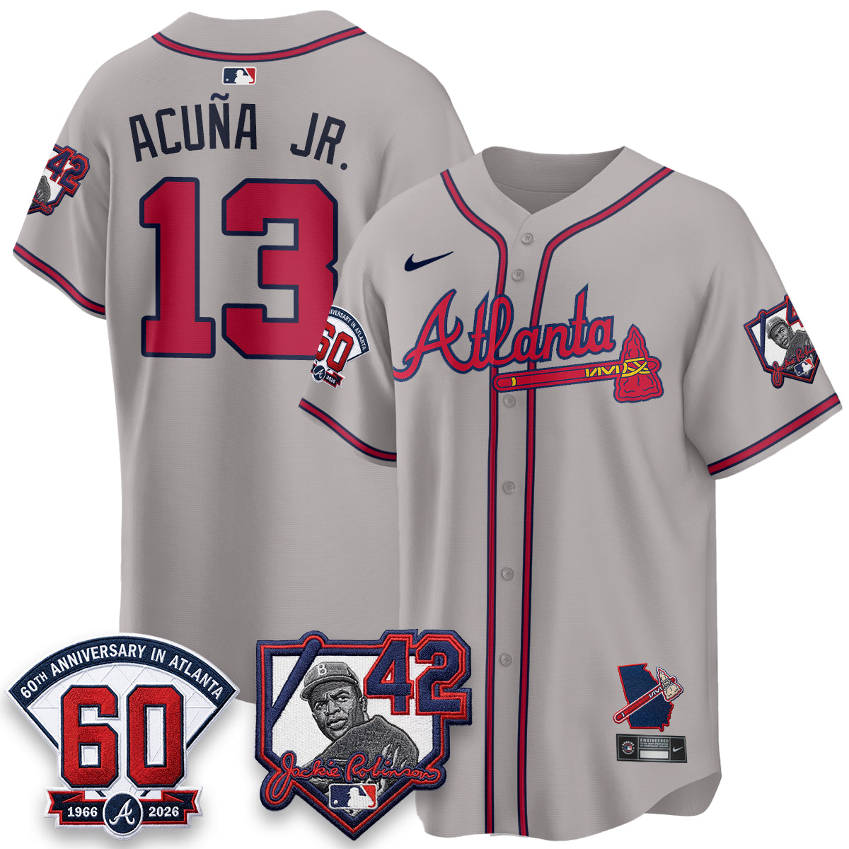 ATL 2026 Jackie Robinson Day Vapor Limited City Connect Jersey - All Stitched