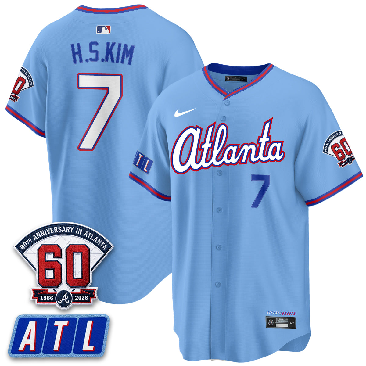 ATL 2026 60th Anniversary Vapor Limited Jersey - All Stitched